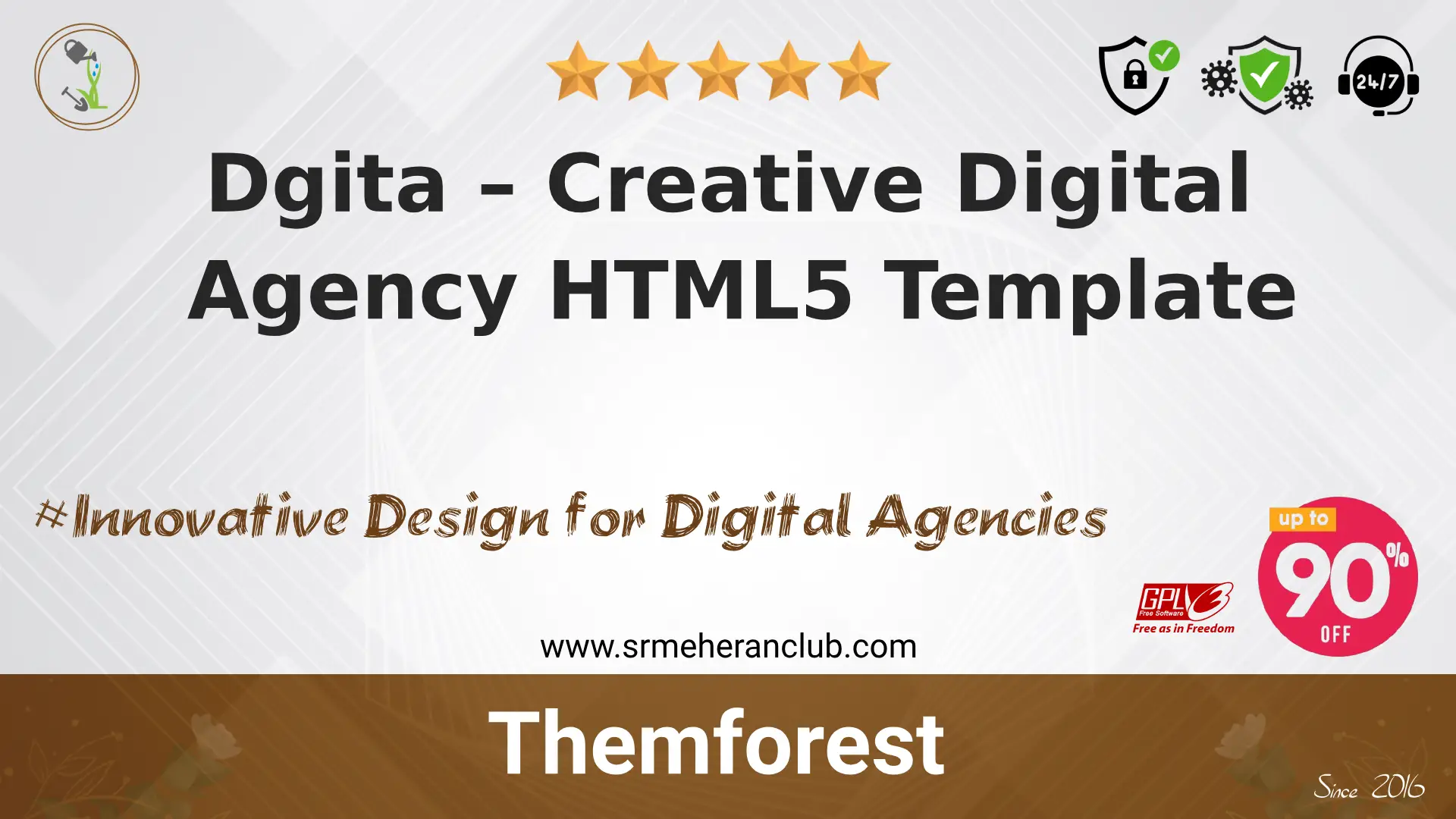 Dgita – Creative Digital Agency HTML5 Template