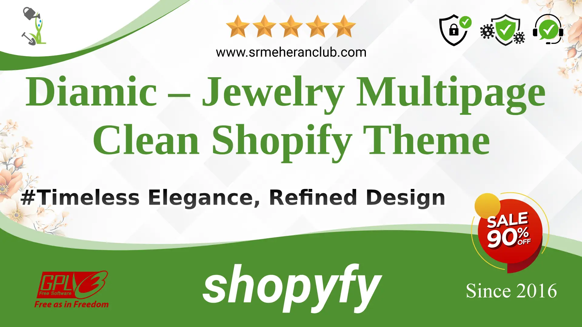 Diamic – Jewelry Multipage Clean Shopify Theme — Theme by Templatemonster