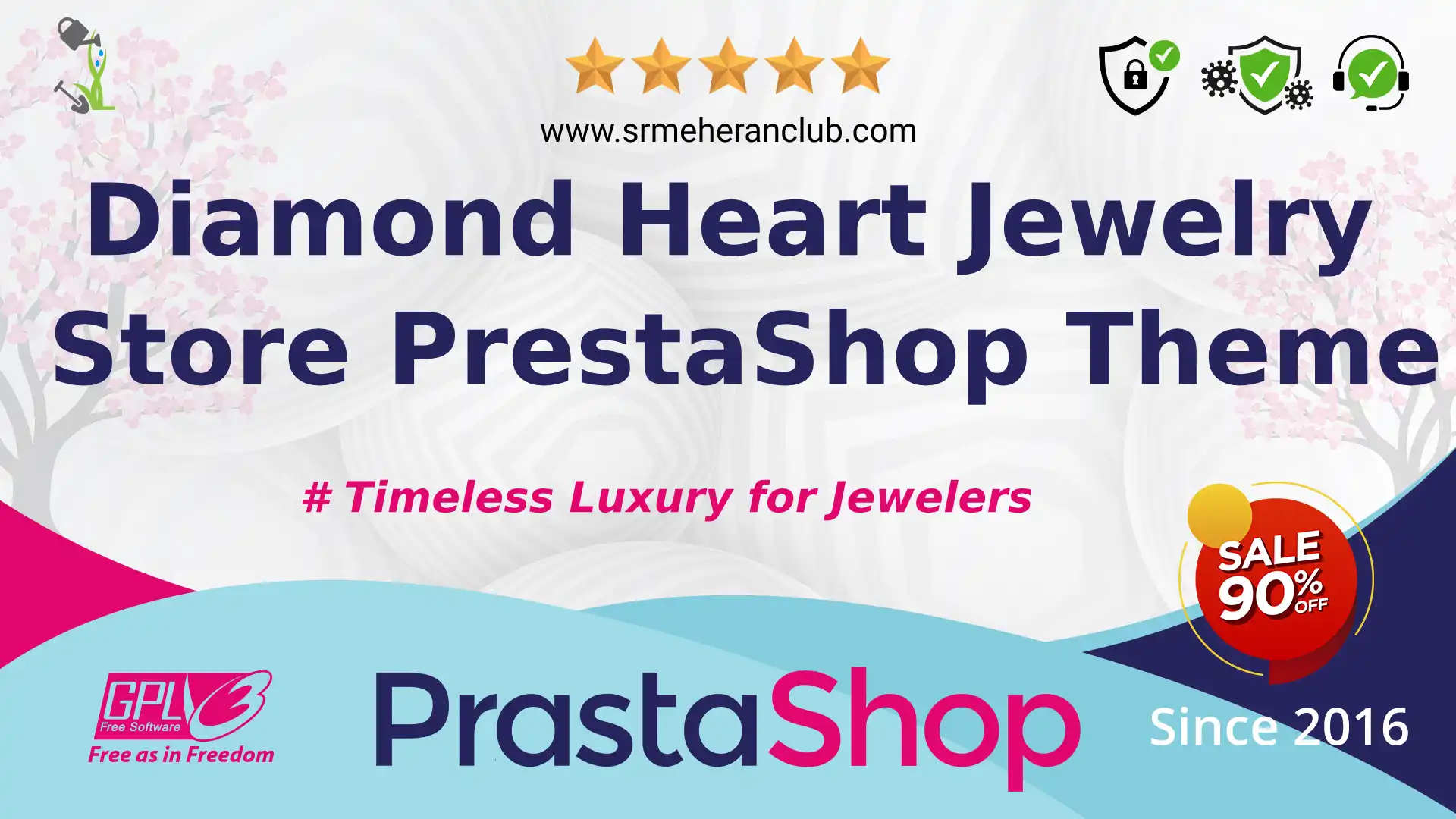 Diamond Heart Jewelry Store PrestaShop Theme — Theme by Templatemonster