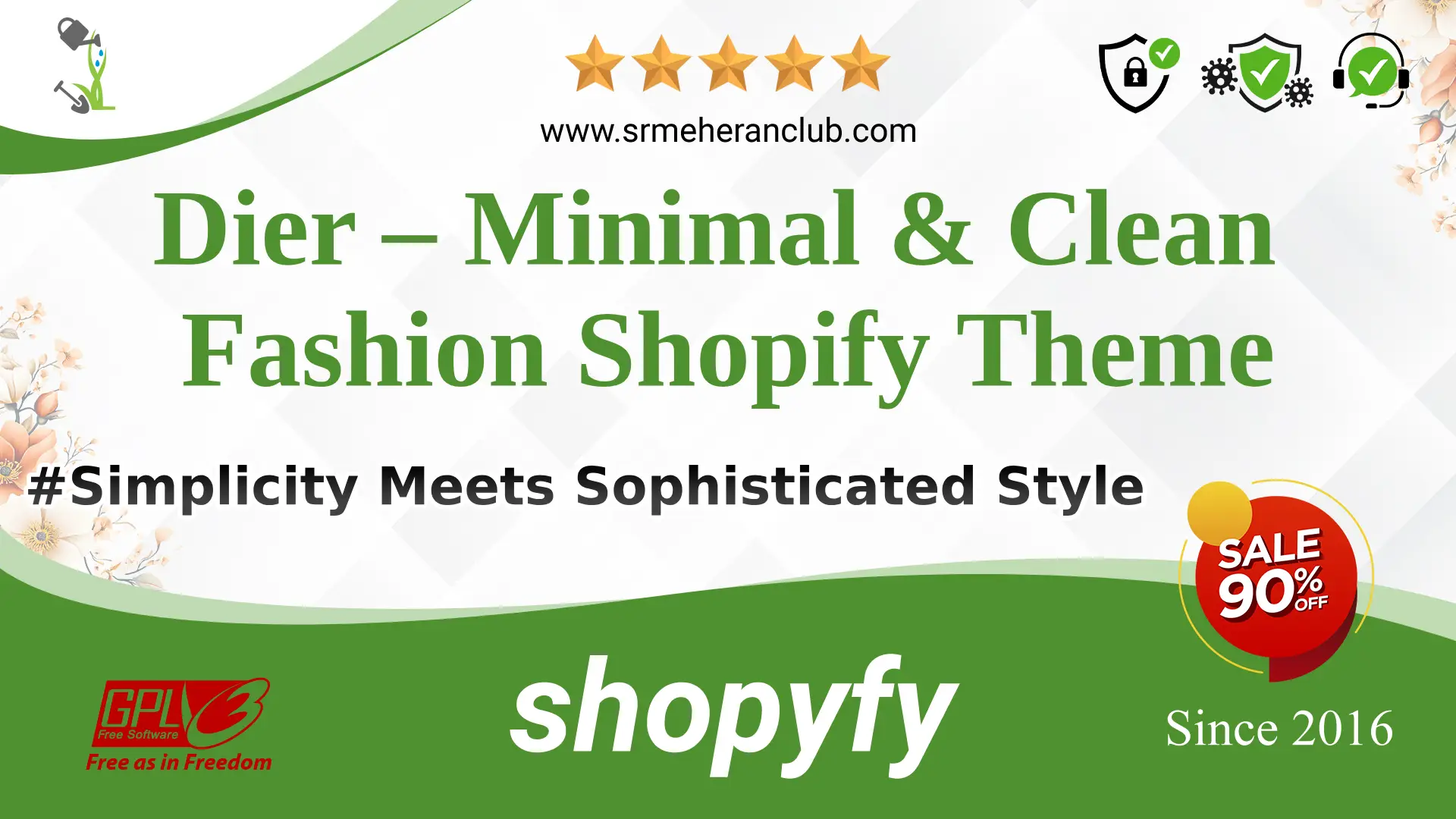 Dier – Minimal & Clean Fashion Shopify Theme — Theme by Templatemonster