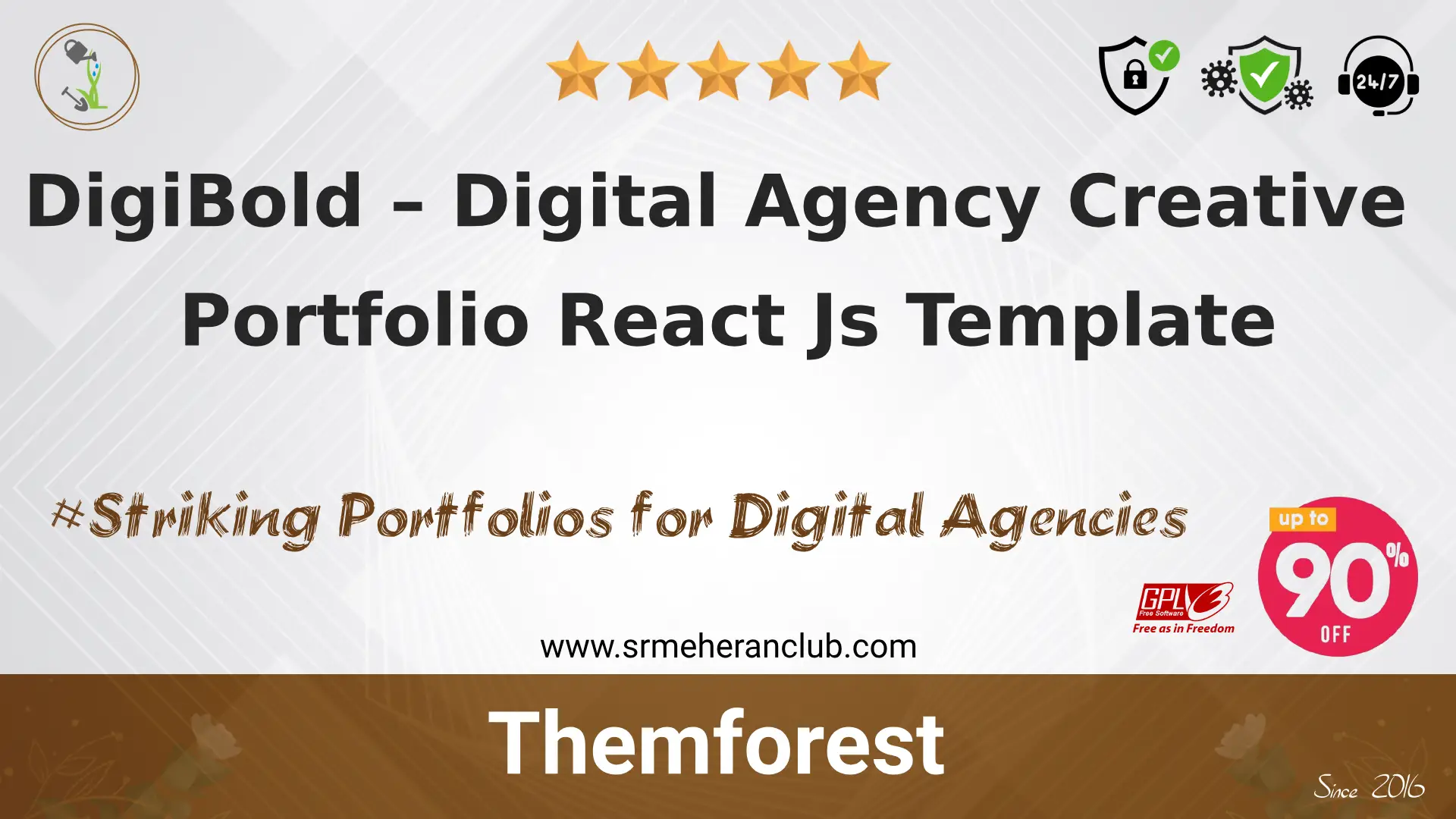 DigiBold – Digital Agency Creative Portfolio React Js Template