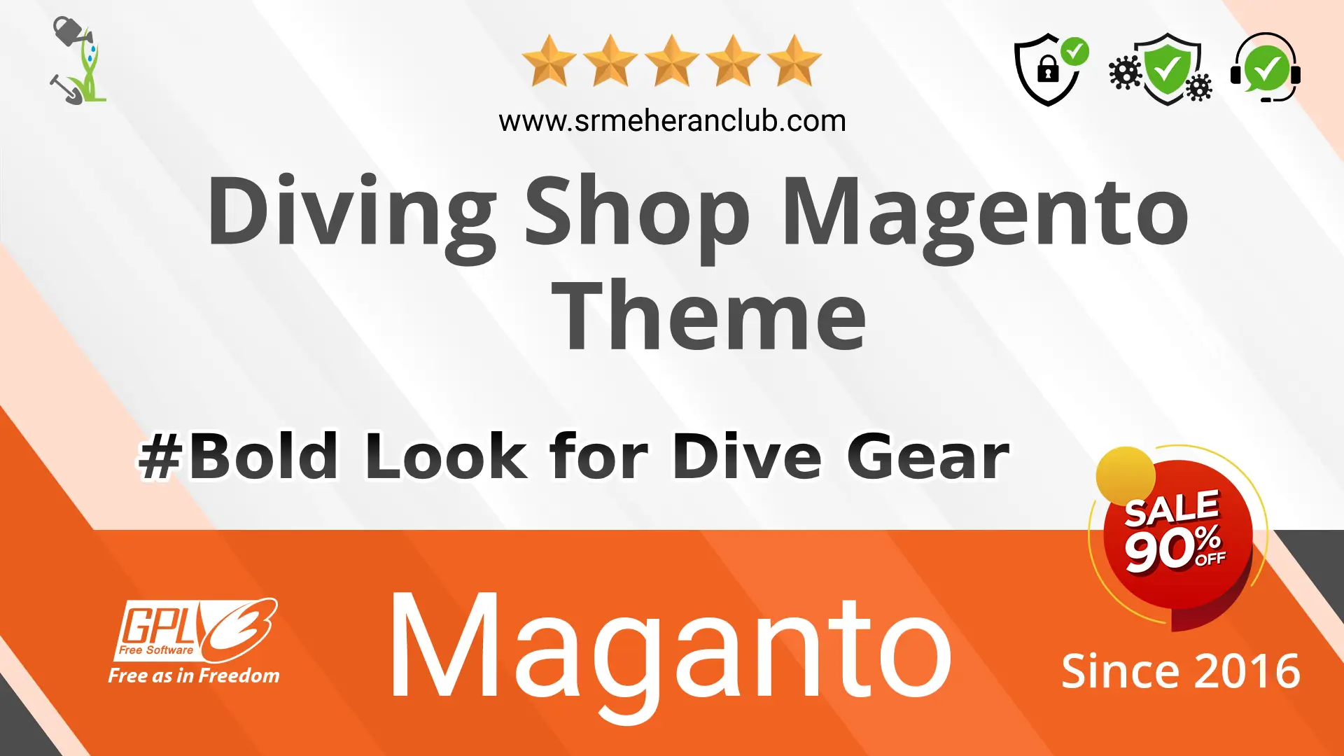 Diving Shop Magento Theme