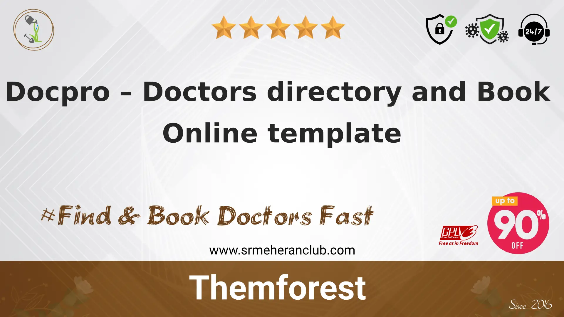 Docpro – Doctors directory and Book Online template