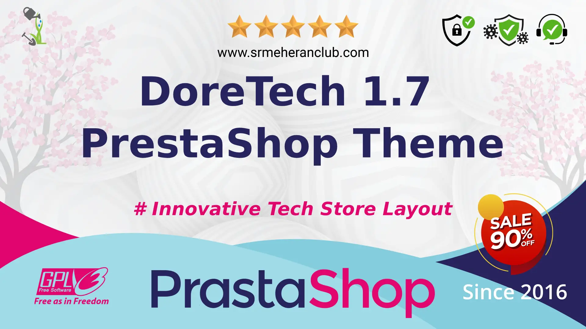 DoreTech 1.7 PrestaShop Theme — Theme by Templatemonster