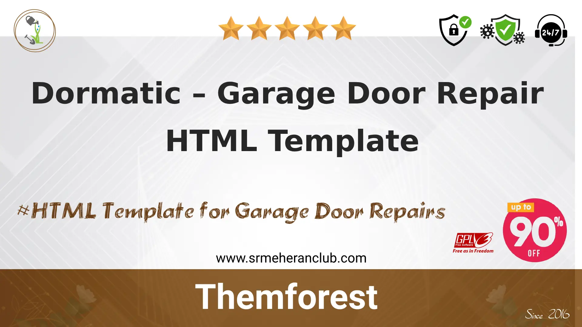 Dormatic – Garage Door Repair HTML Template — Template by Themeforest