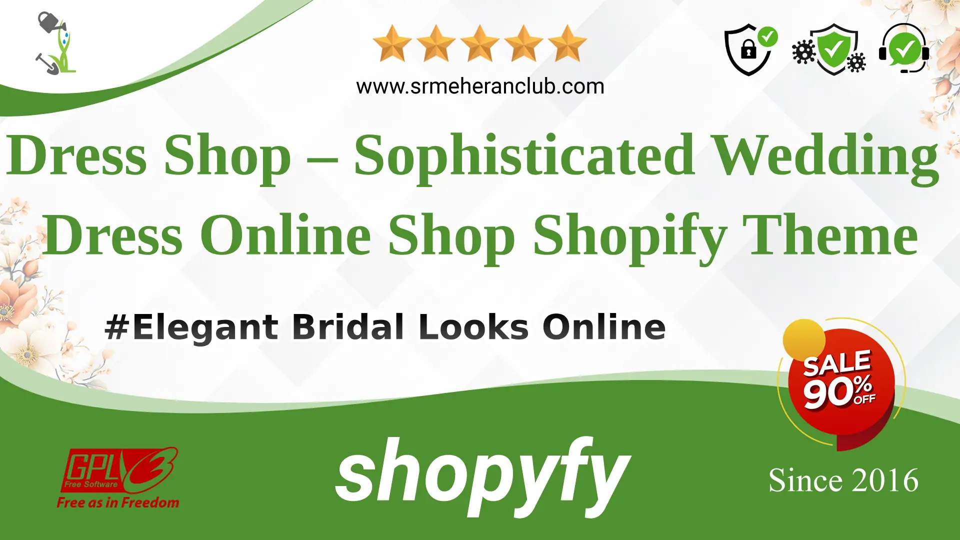 Dress Shop – Sophisticated Wedding Dress Online Shop Shopify Theme — Theme by Templatemonster