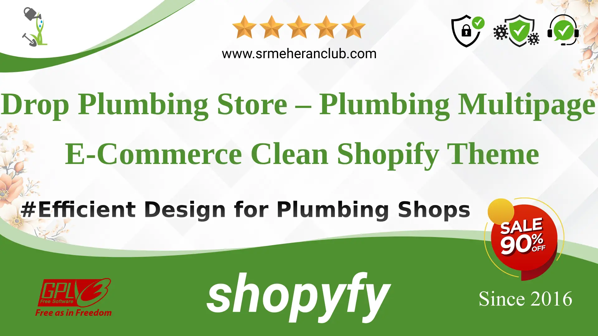 Drop Plumbing Store – Plumbing Multipage E-Commerce Clean Shopify Theme — Theme by Templatemonster