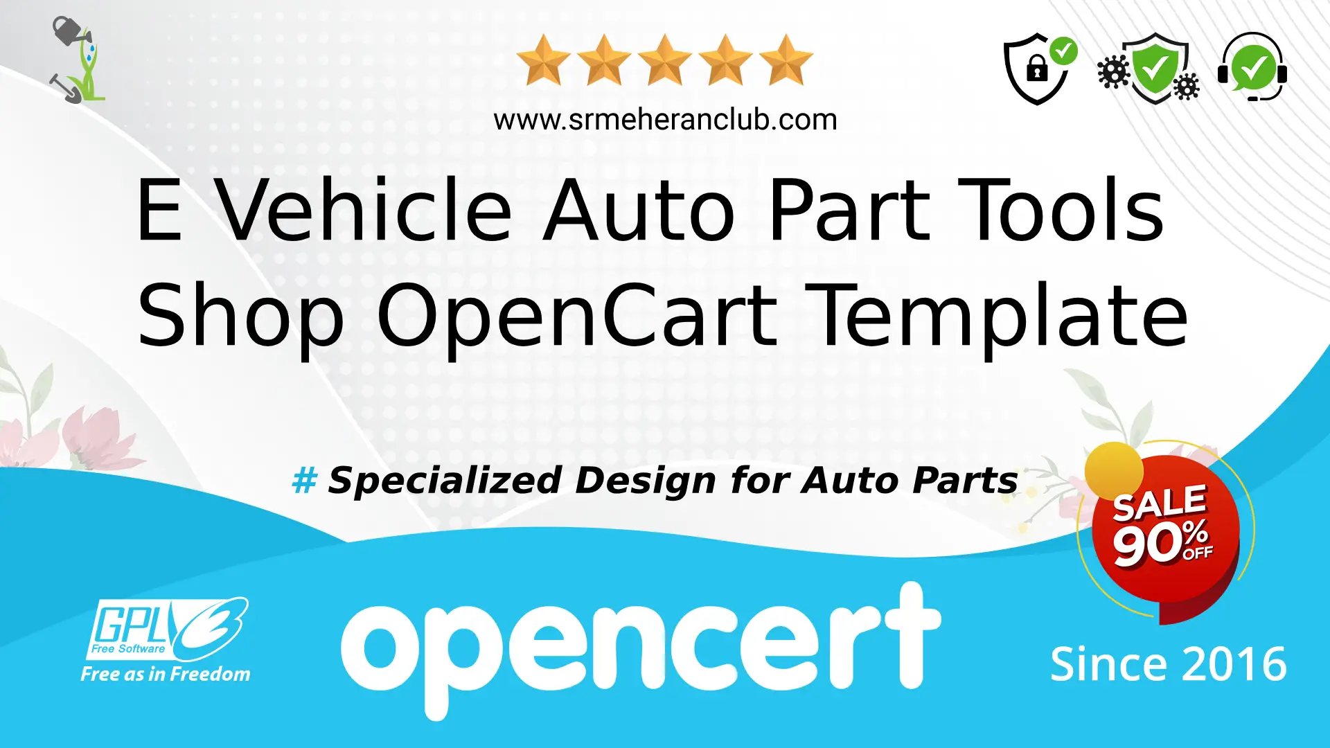 E Vehicle Auto Part Tools Shop OpenCart Template — Template by Templatemonster