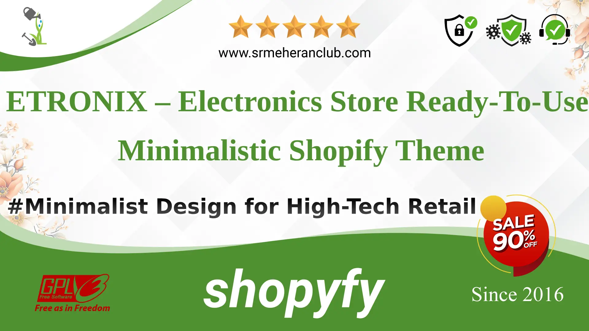 ETRONIX – Electronics Store Ready-To-Use Minimalistic Shopify Theme — Theme by Templatemonster