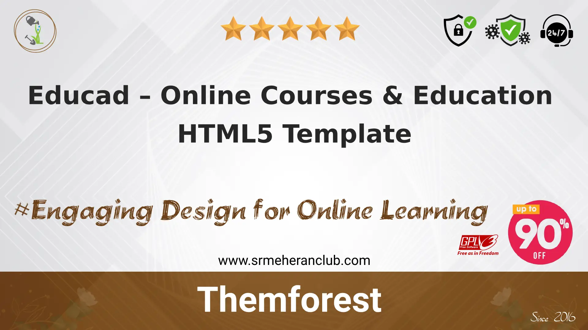 Educad – Online Courses & Education HTML5 Template