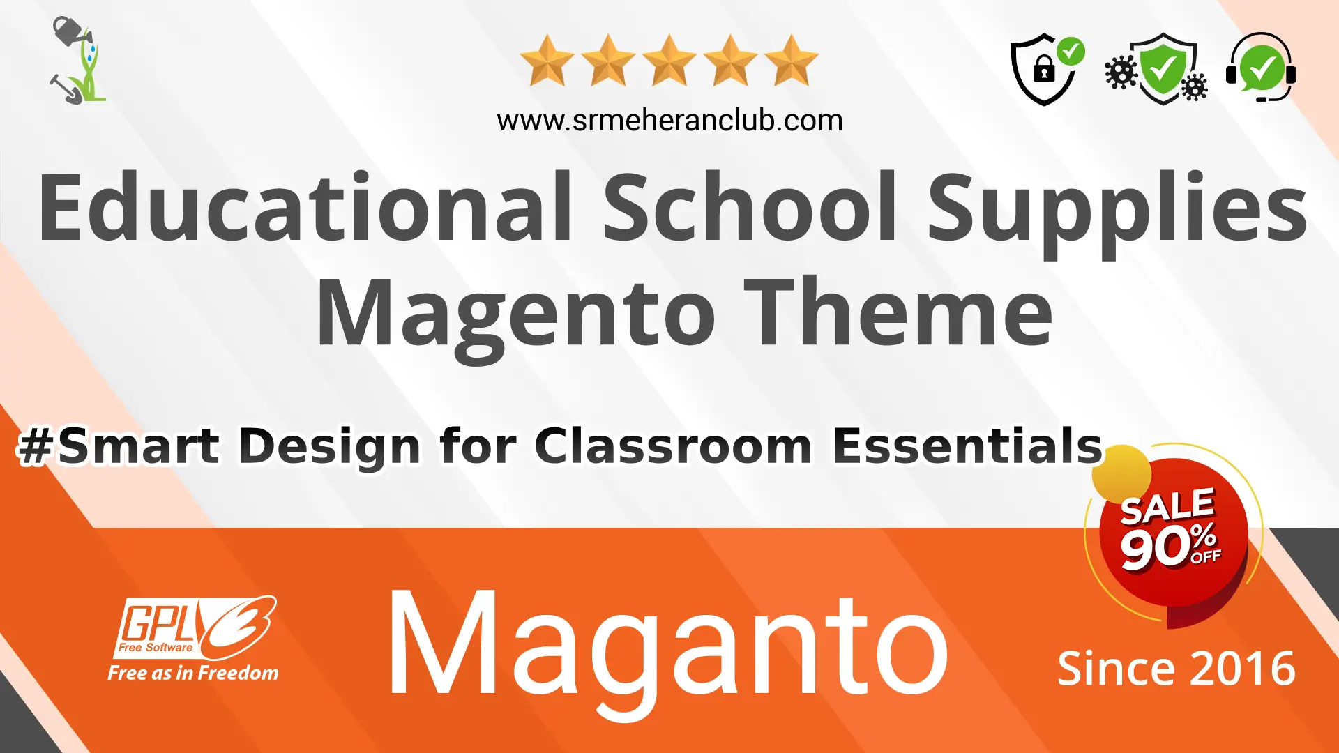 Educational School Supplies Magento Theme — Theme by Templatemonster