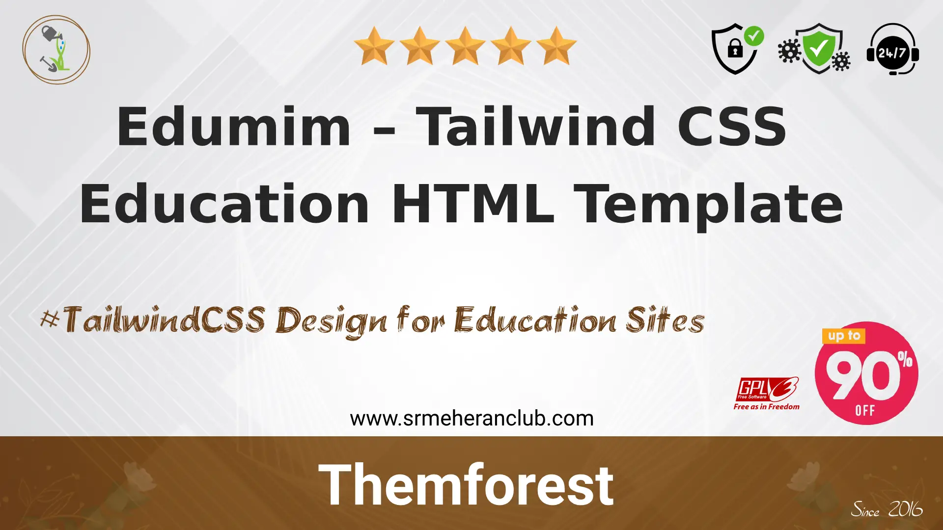 Edumim – Tailwind CSS Education HTML Template