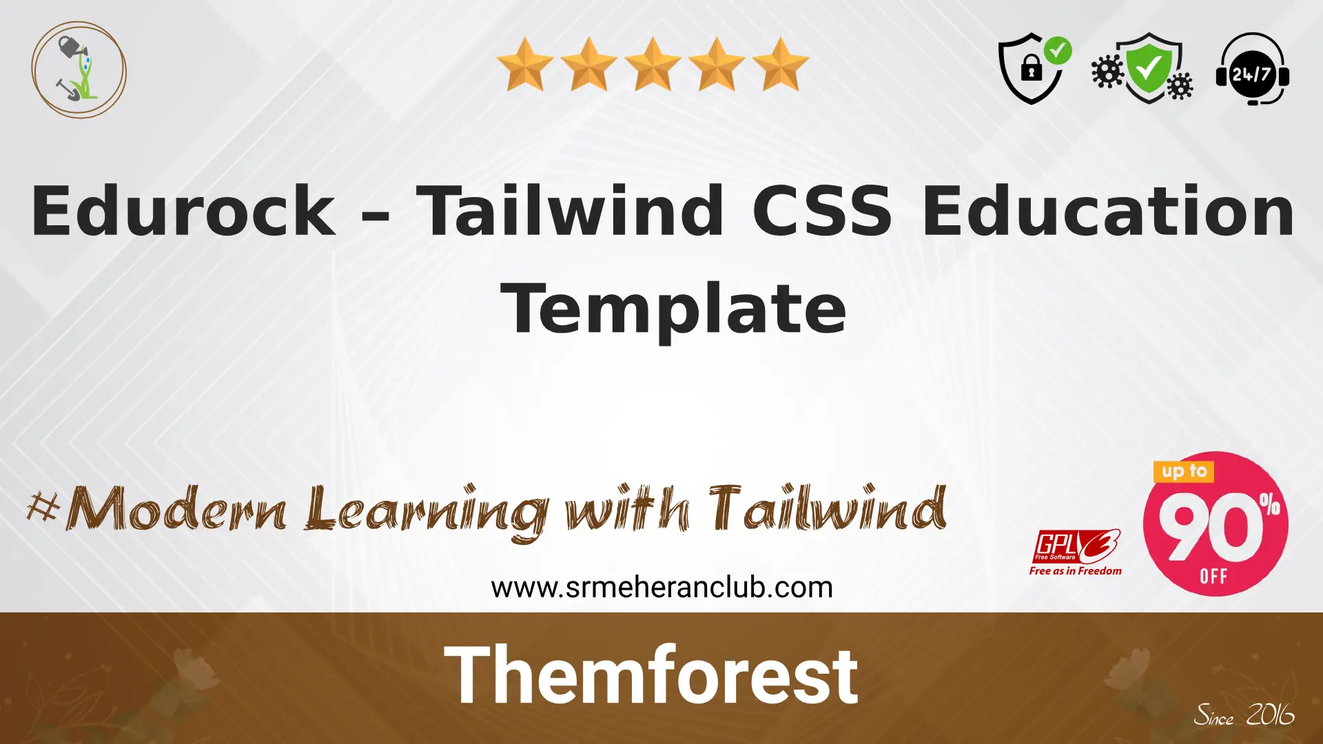 Edurock – Tailwind CSS Education Template — Template by Themeforest