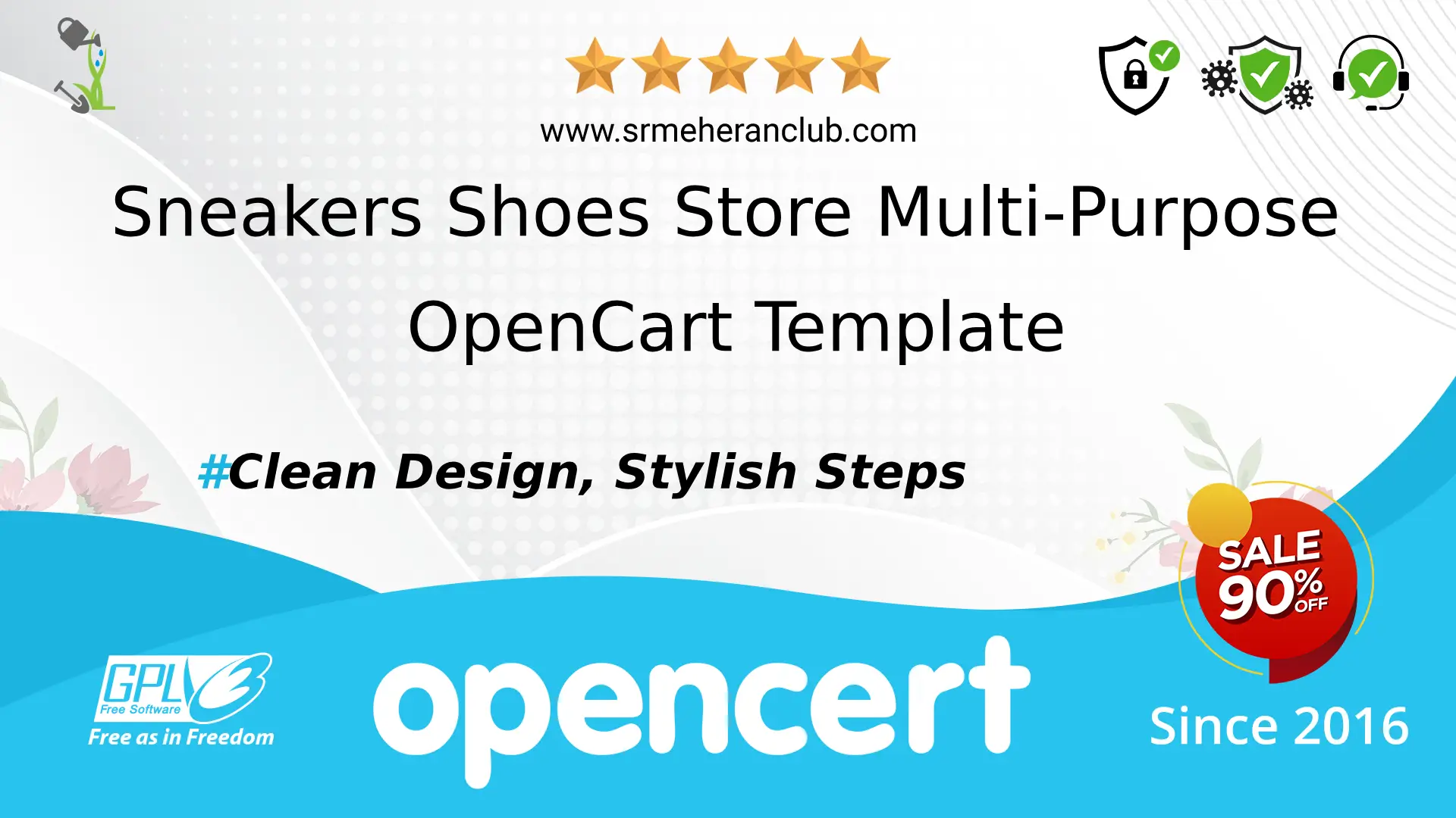 Sneakers Shoes Store Multi-Purpose OpenCart Template — Template by Templatemonster