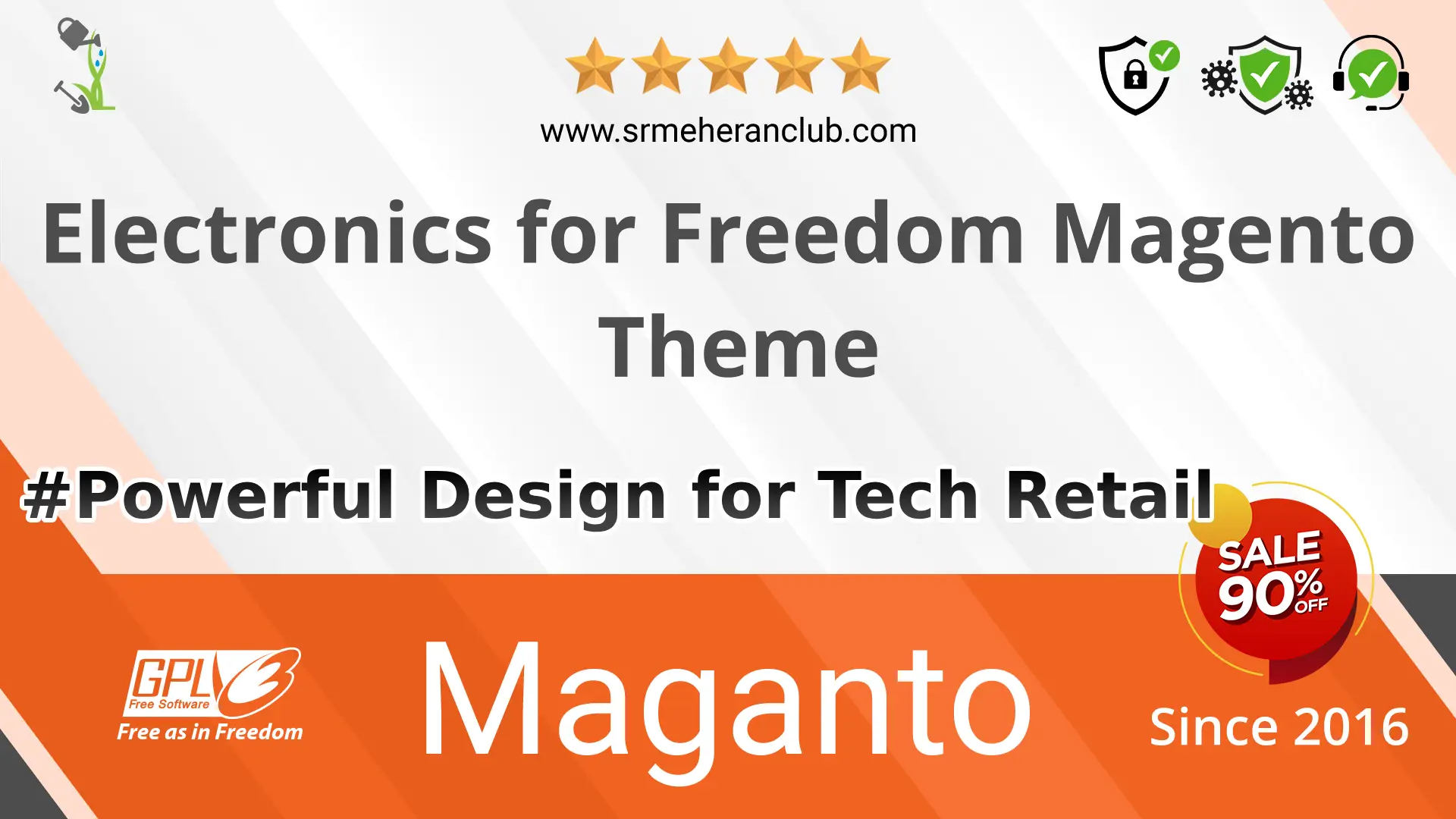 Electronics for Freedom Magento Theme