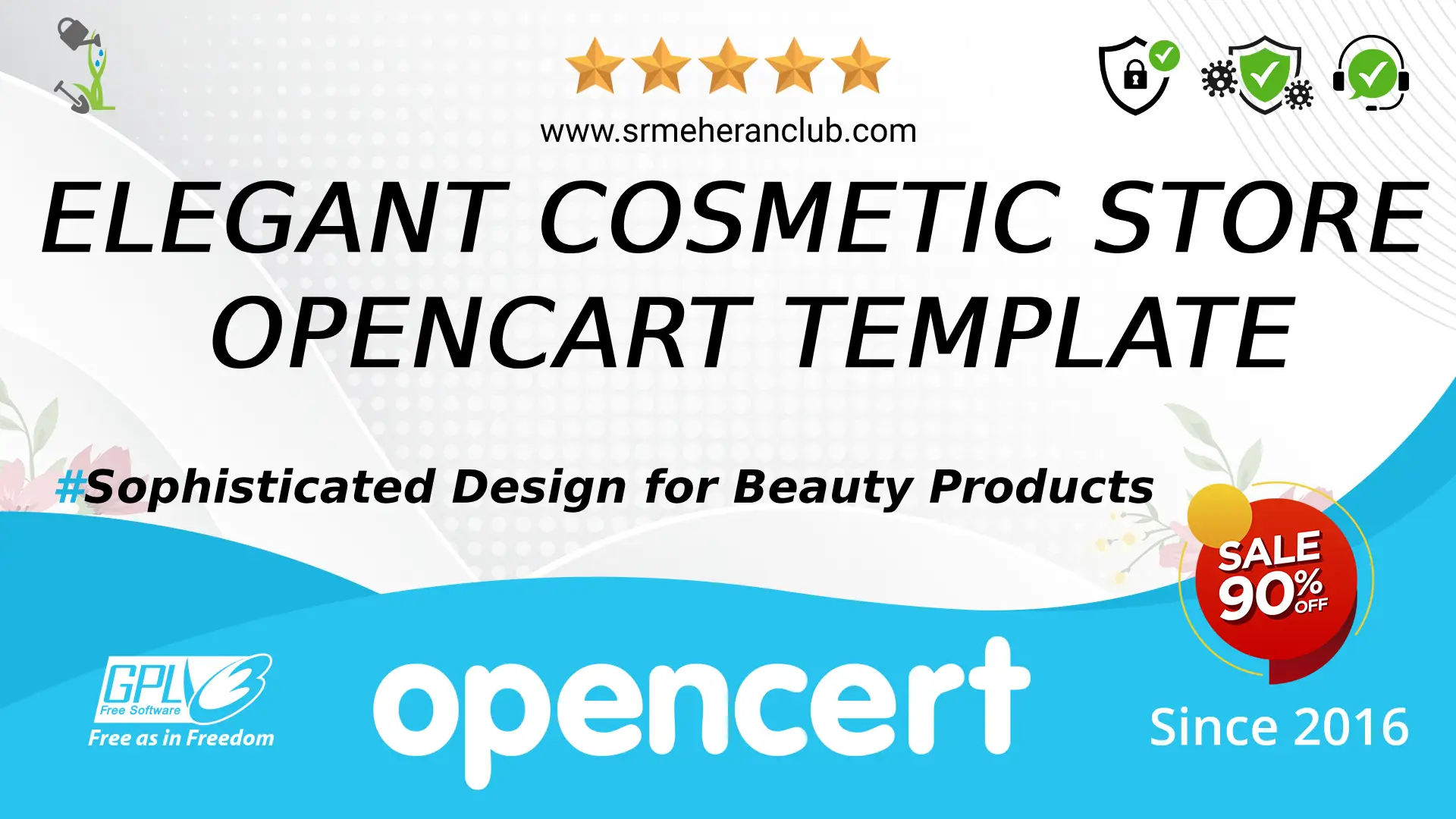 Elegant Cosmetic Store OpenCart Template — Template by Templatemonster