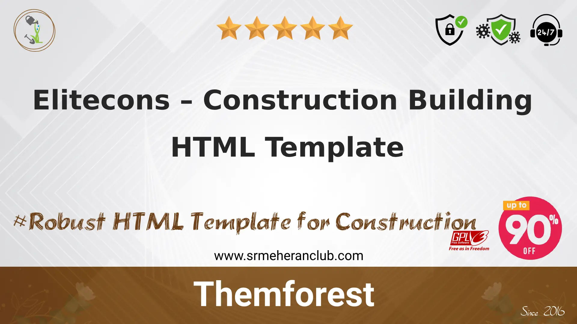 Elitecons – Construction Building HTML Template