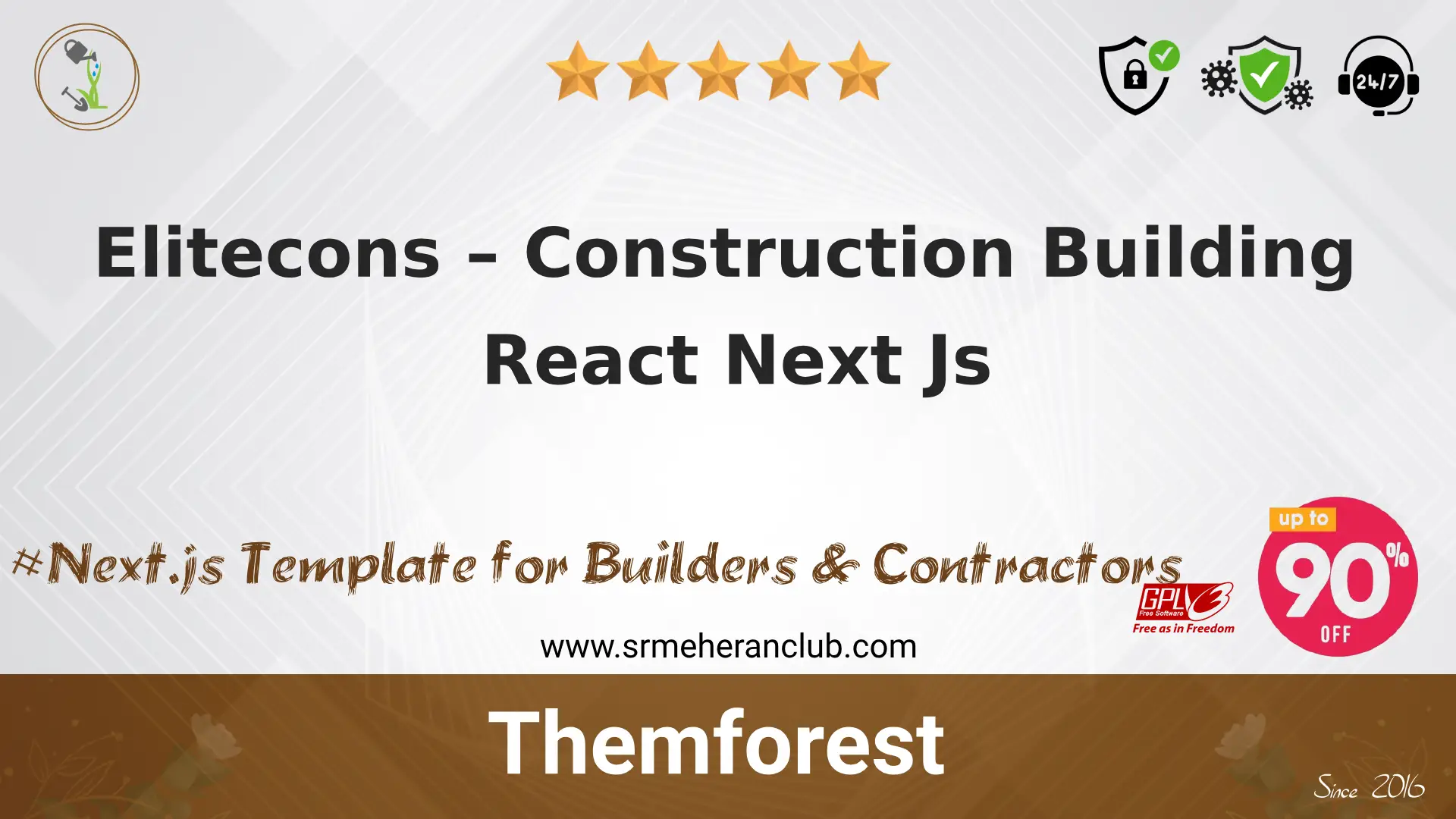 Elitecons – Construction Building React Next Js
