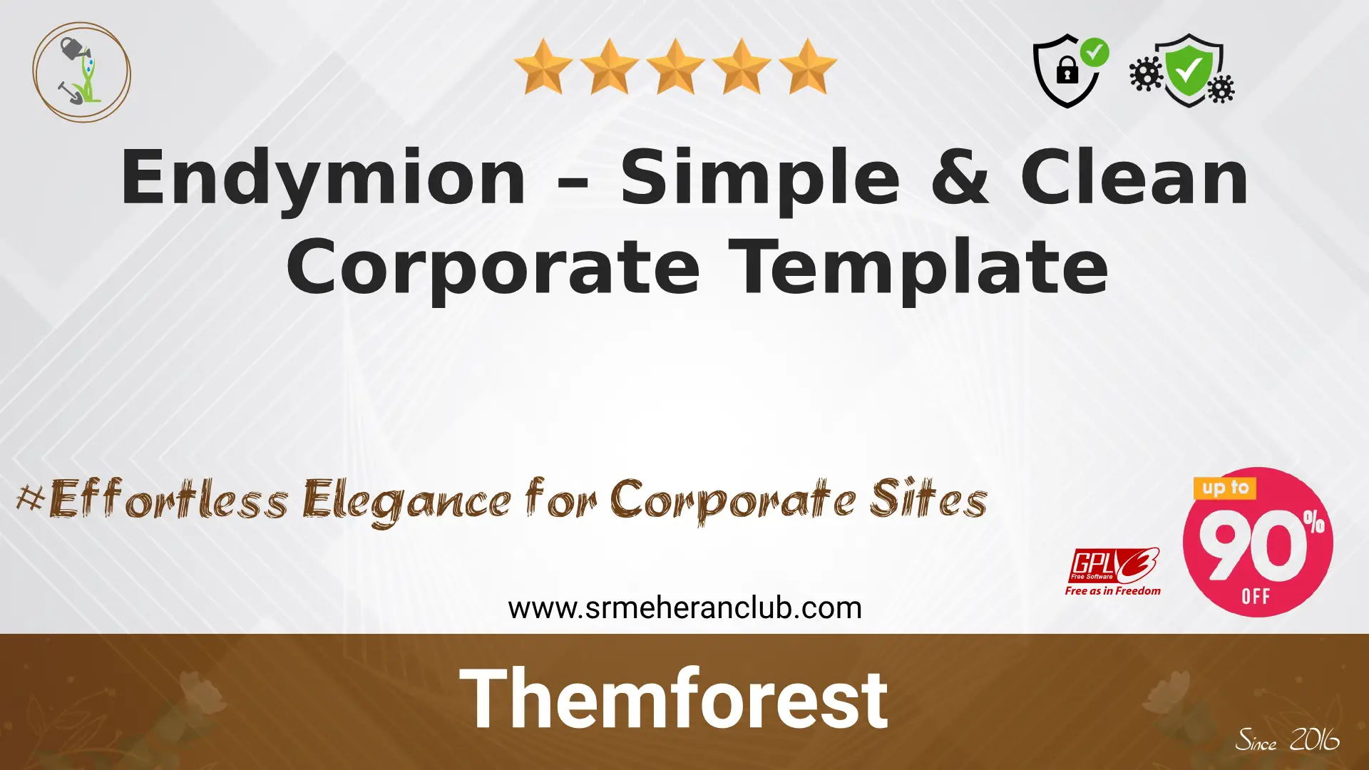 Endymion – Simple & Clean Corporate Template — Template by Themeforest