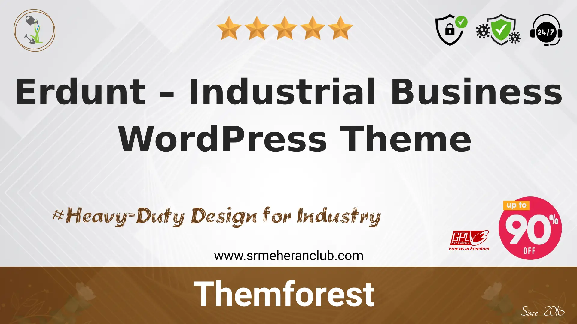 Erdunt – Industrial Business WordPress Theme