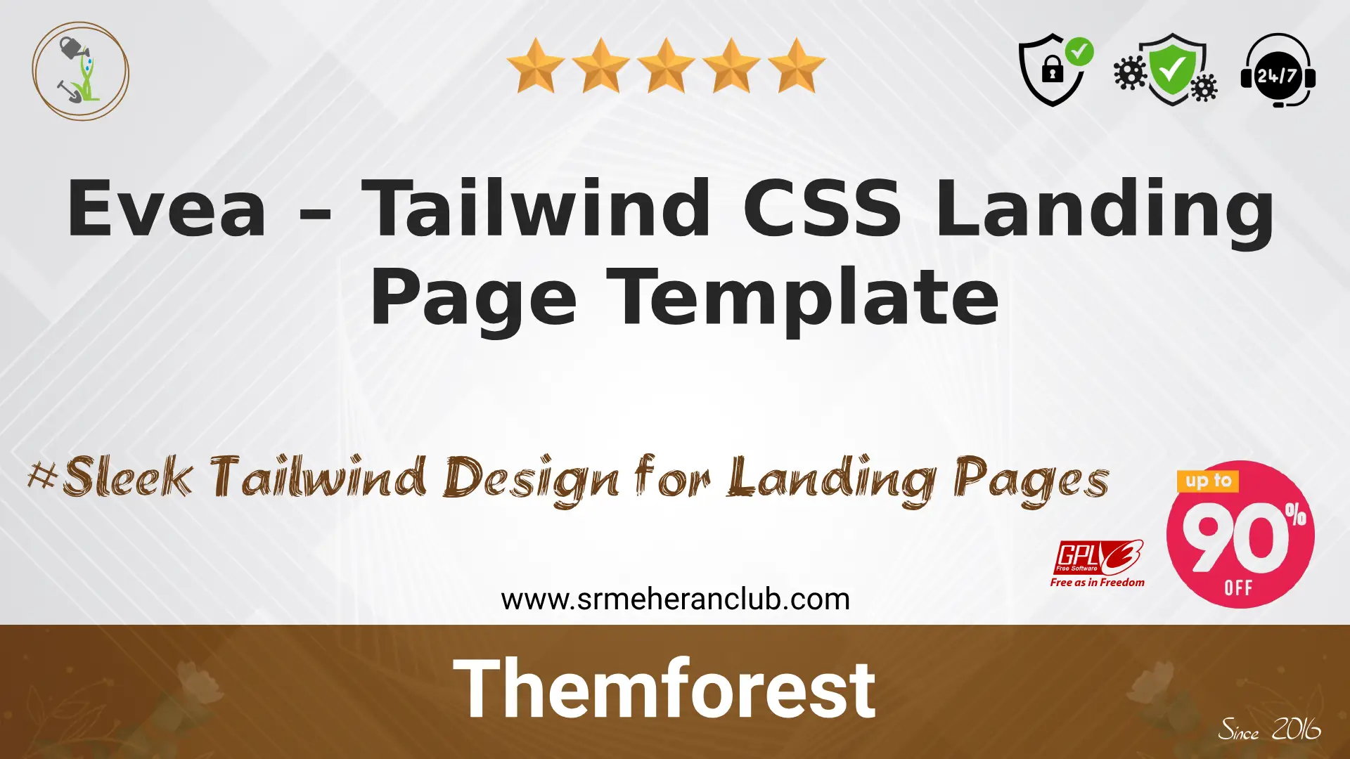 Evea – Tailwind CSS Landing Page Template — Template by Themeforest