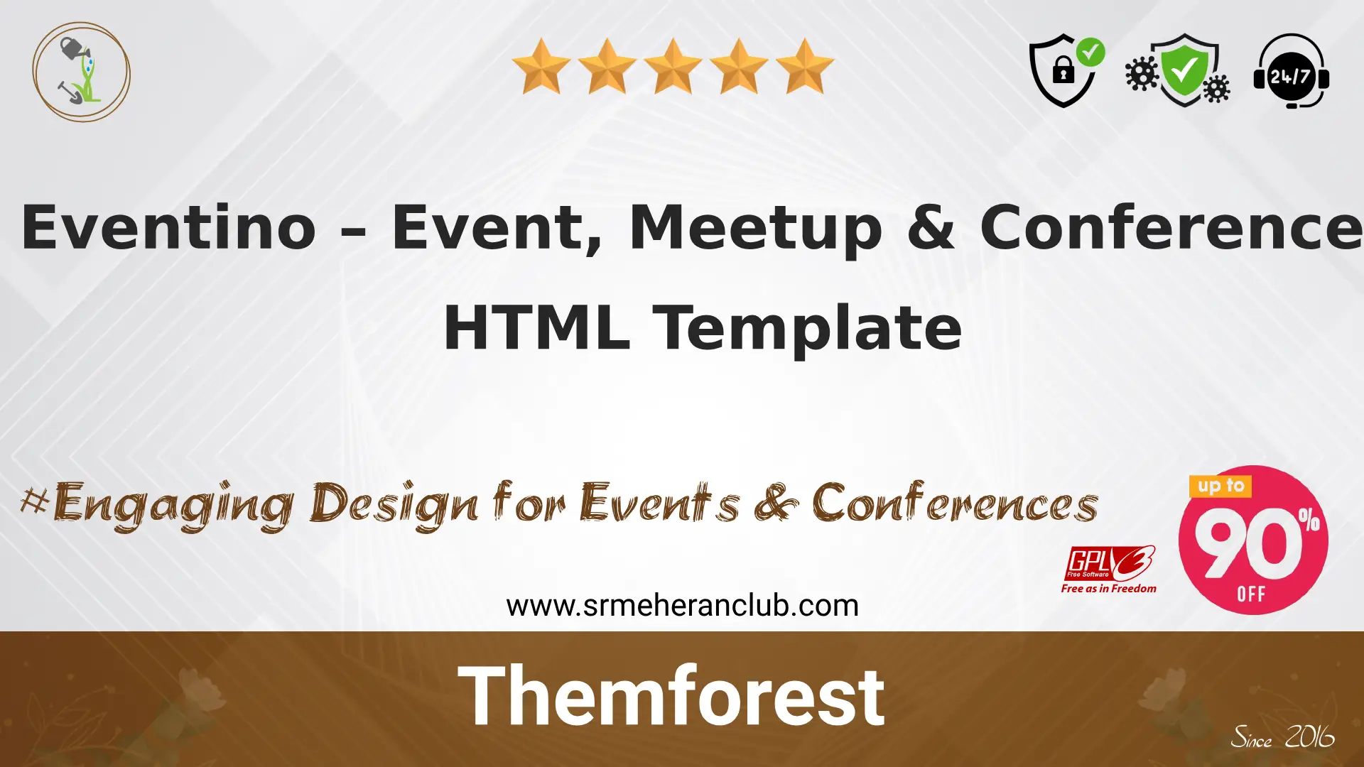 Eventino – Event, Meetup & Conference HTML Template