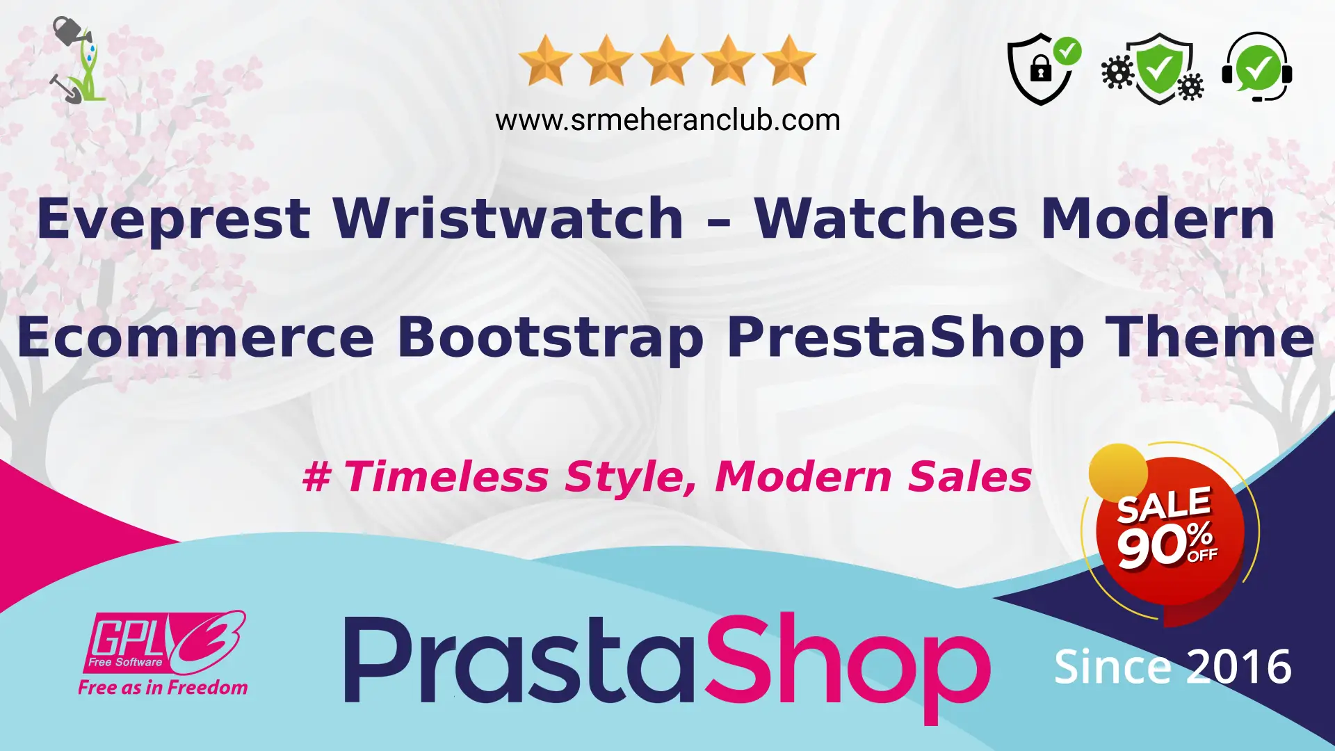 Eveprest Wristwatch – Watches Modern Ecommerce Bootstrap PrestaShop Theme — Theme by Templatemonster