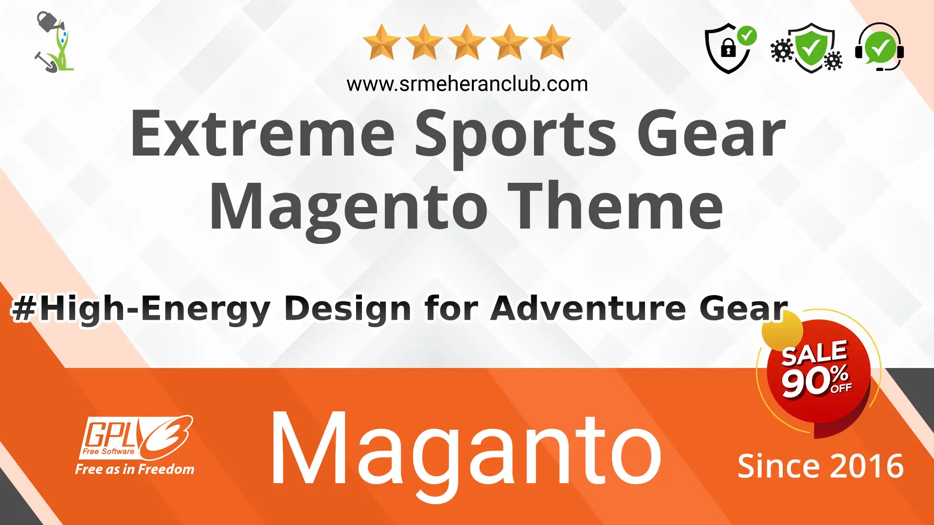 Extreme Sports Gear Magento Theme — Theme by Templatemonster