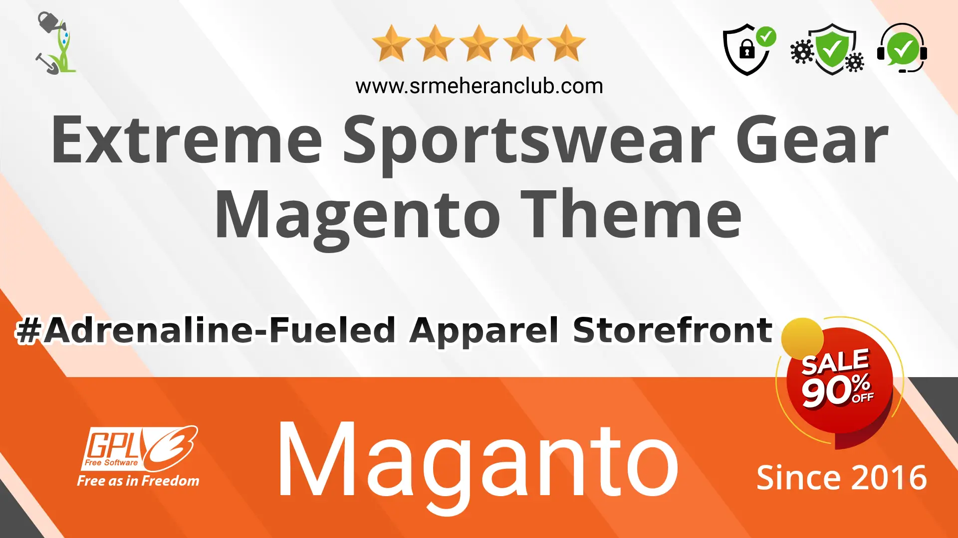 Extreme Sportswear Gear Magento Theme — Theme by Templatemonster