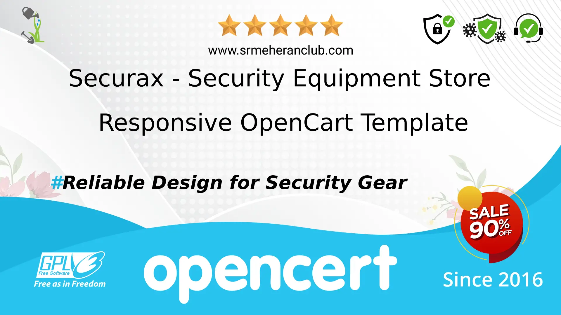 Securax – Security Equipment Store Responsive OpenCart Template — Template by Templatemonster