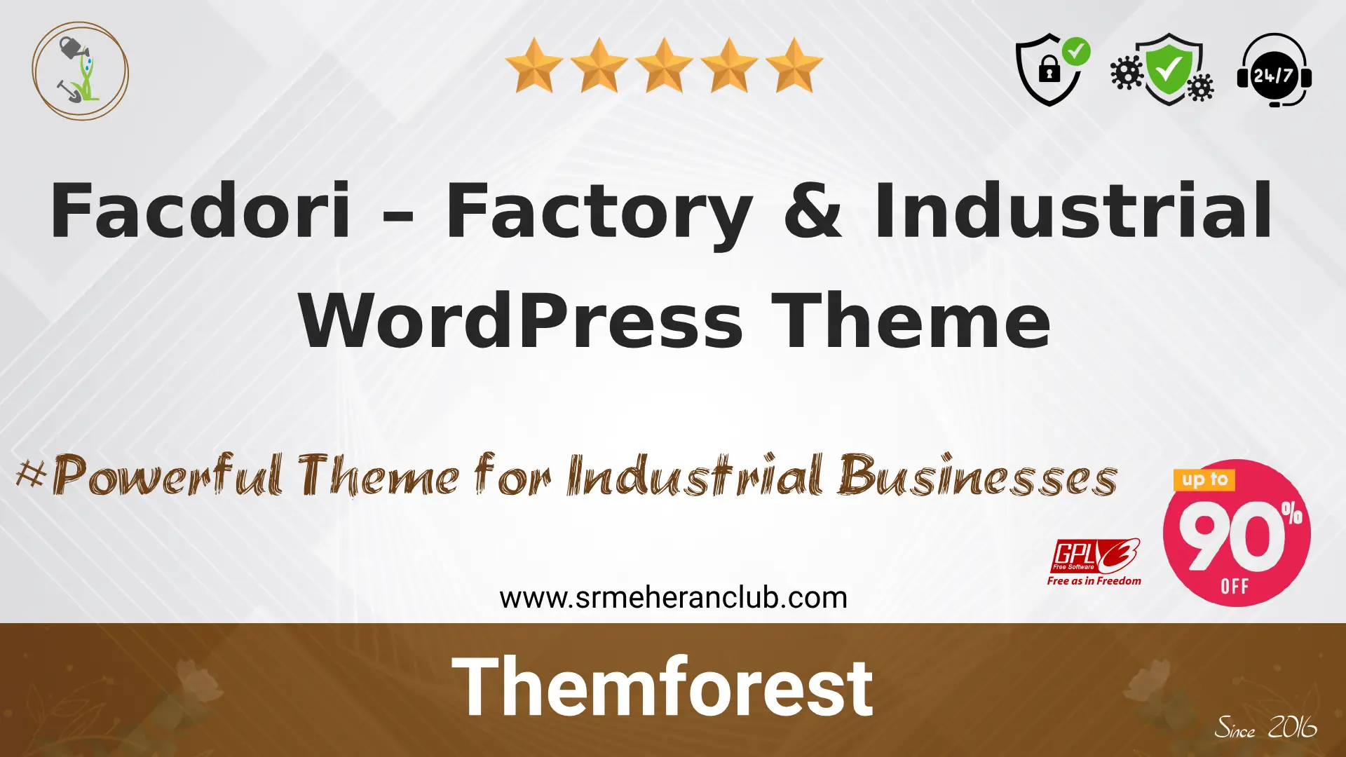 Facdori – Factory & Industrial WordPress Theme