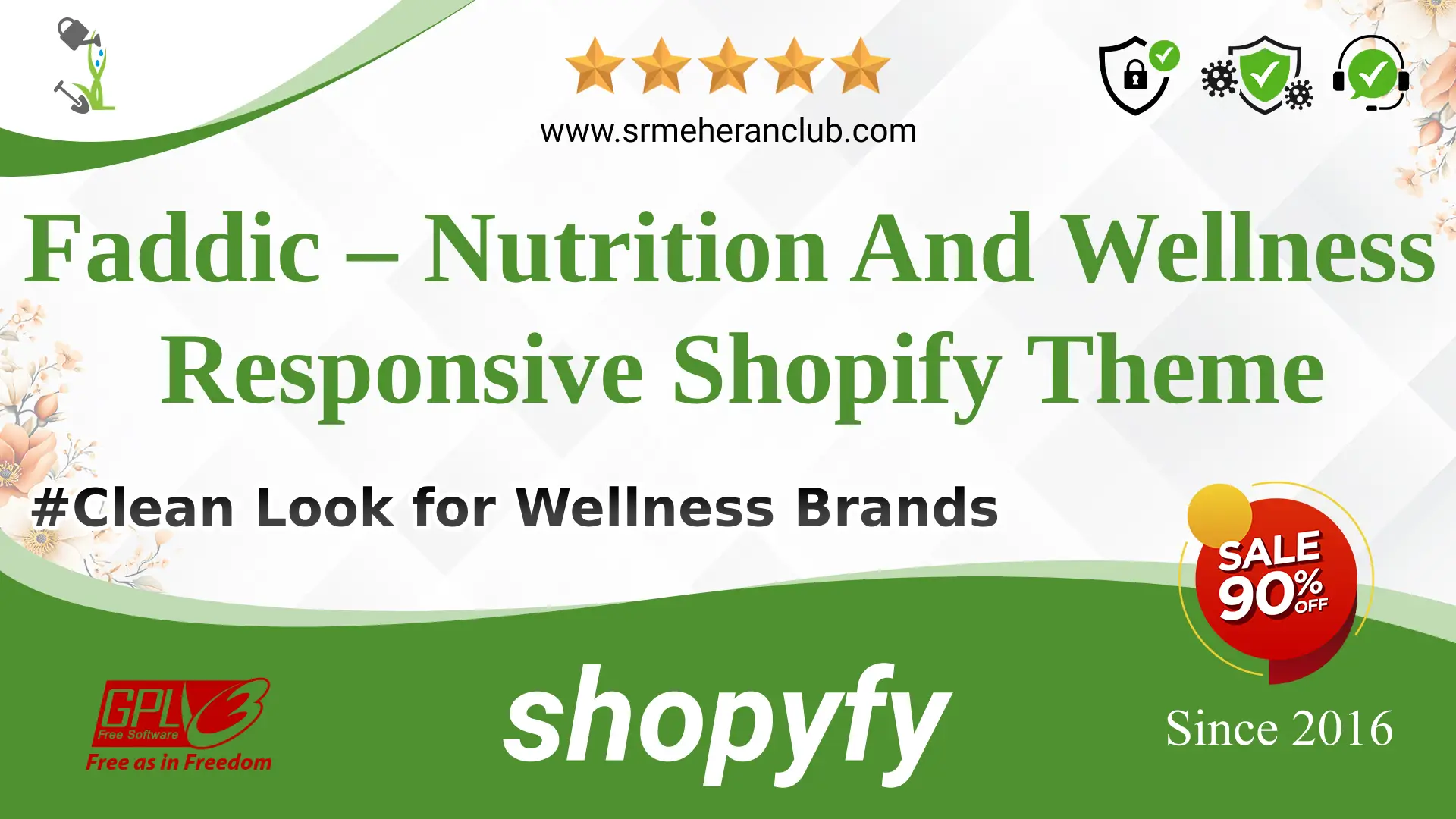 Faddic – Nutrition And Wellness Responsive Shopify Theme — Theme by Templatemonster