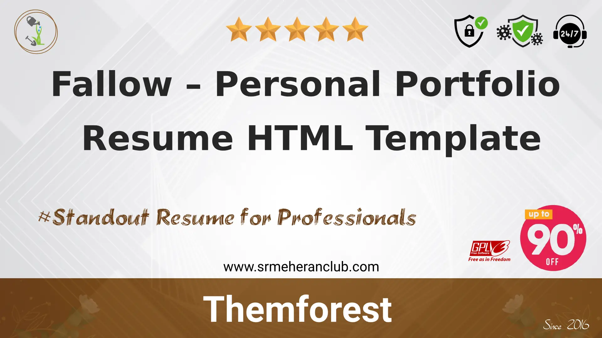 Fallow – Personal Portfolio Resume HTML Template — Template by Themeforest