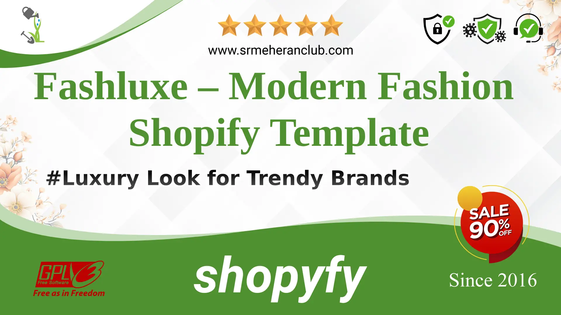 Fashluxe – Modern Fashion Shopify Template — Theme by Templatemonster