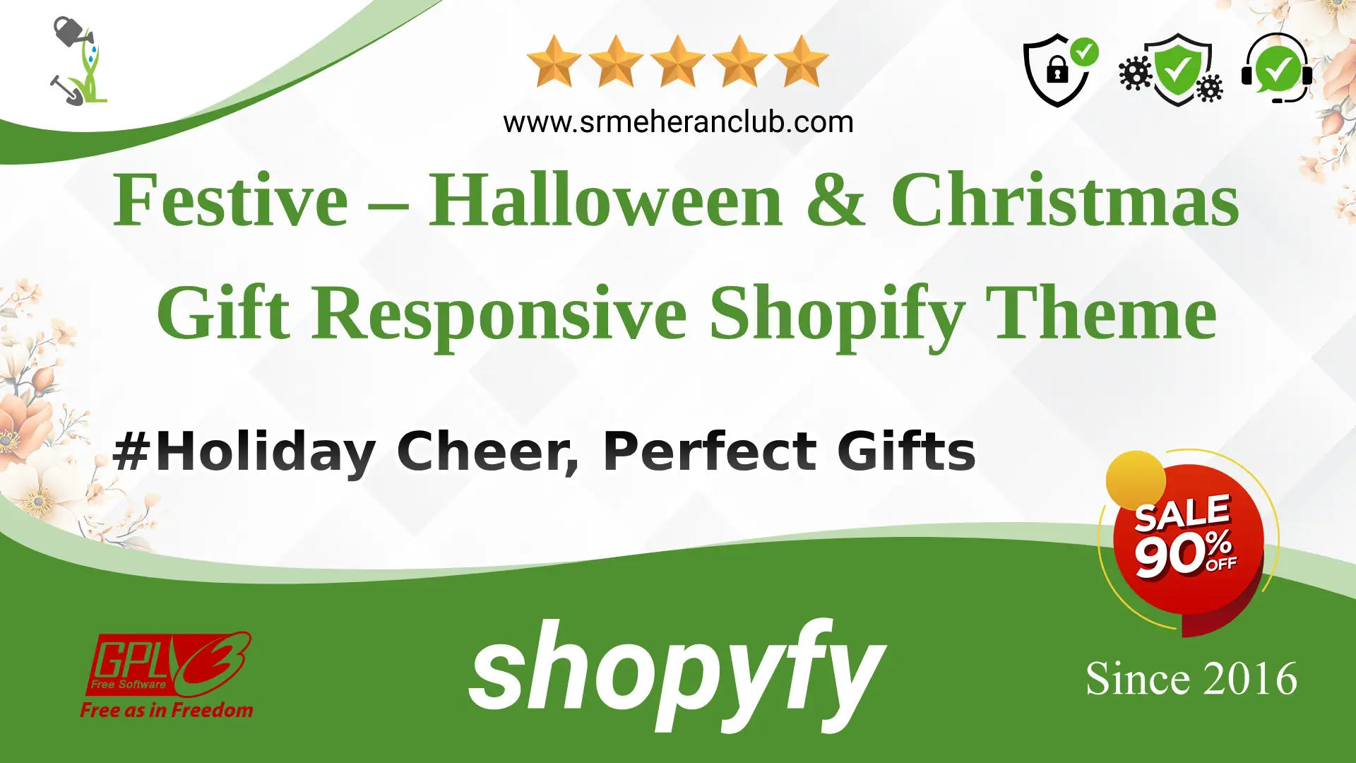 Festive – Halloween & Christmas Gift Responsive Shopify Theme — Theme by Templatemonster