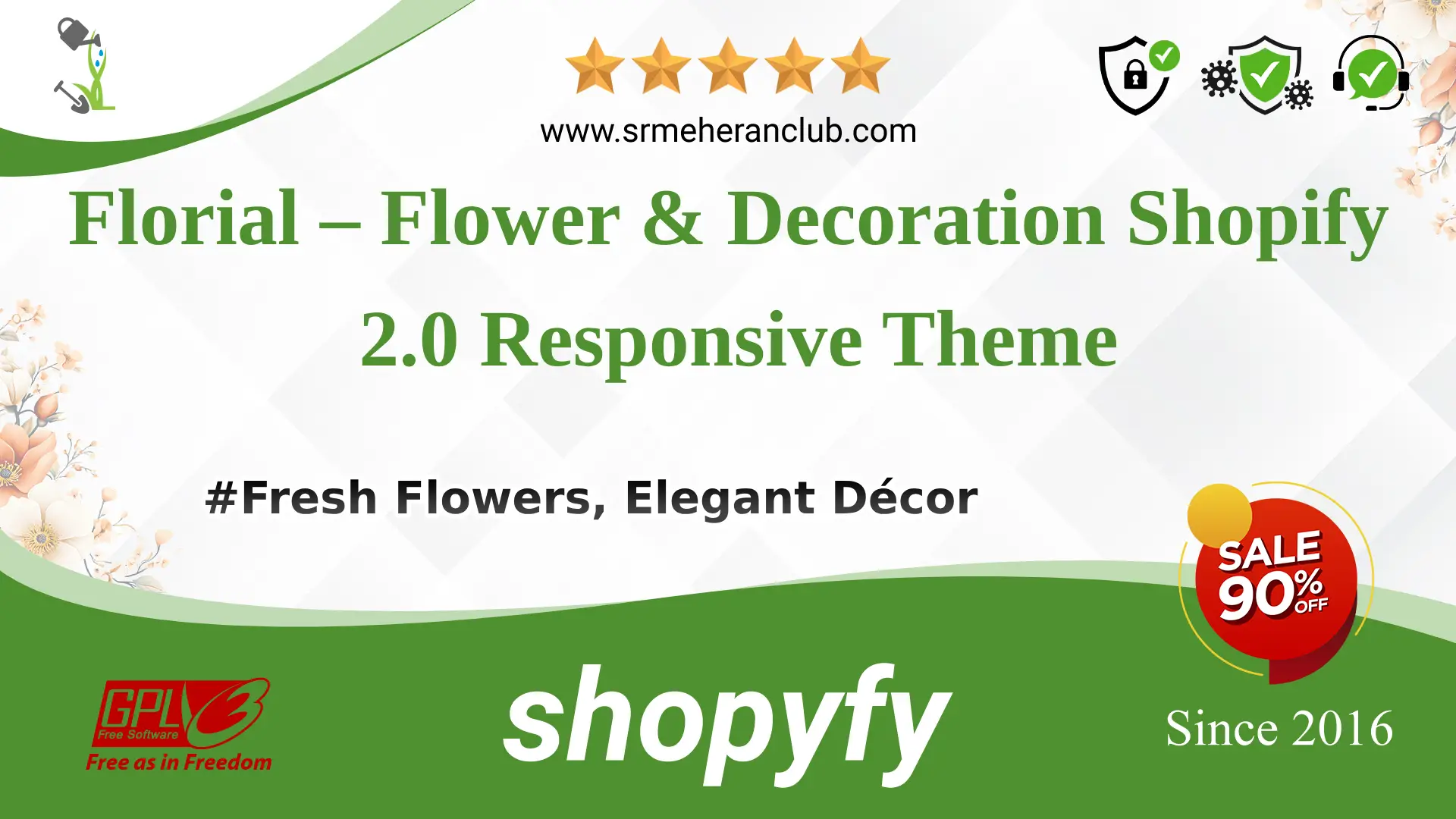 Florial – Flower & Decoration Shopify 2.0 Responsive Theme
