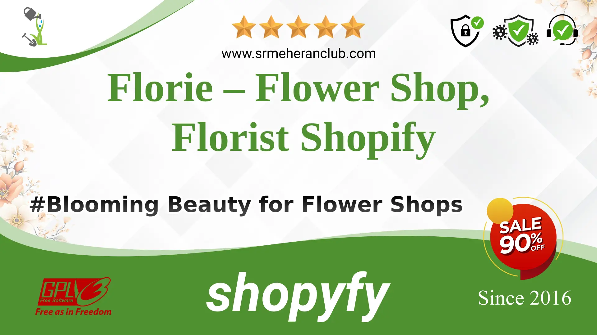 Florie – Flower Shop, Florist Shopify — Theme by Themeforest