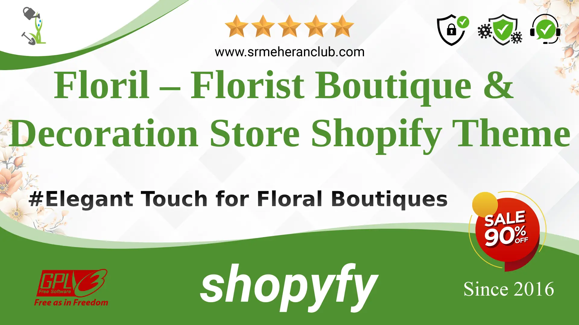 Floril – Florist Boutique & Decoration Store Shopify Theme — Theme by Themeforest