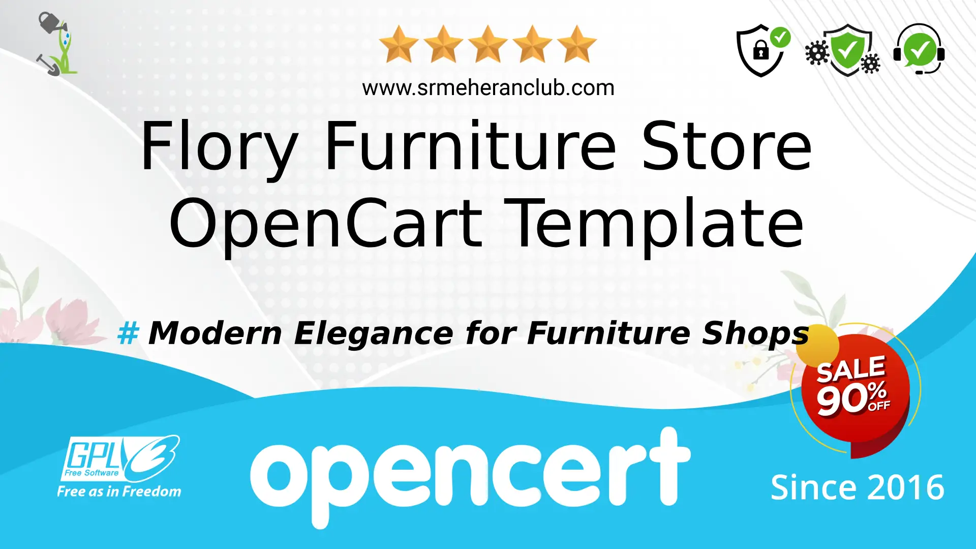 Flory Furniture Store OpenCart Template — Template by Templatemonster