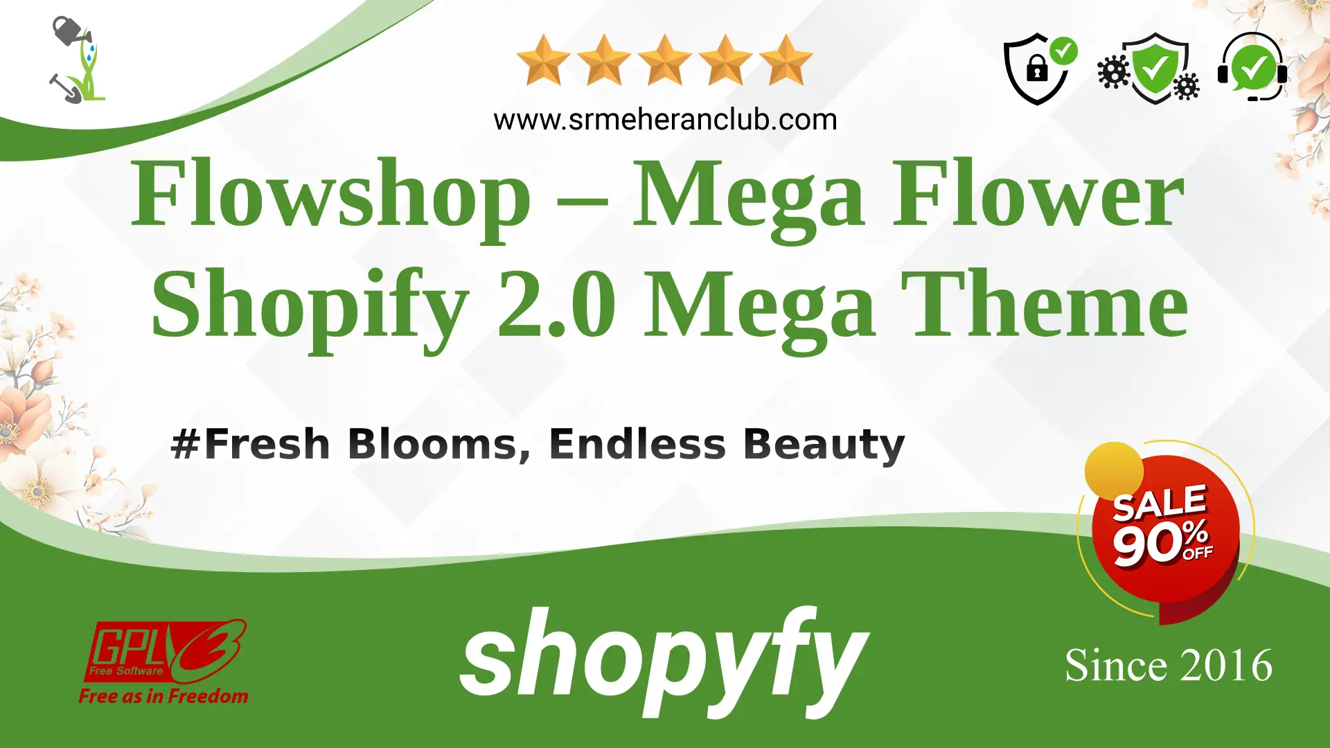 Flowshop – Mega Flower Shopify 2.0 Mega Theme — Theme by Templatemonster