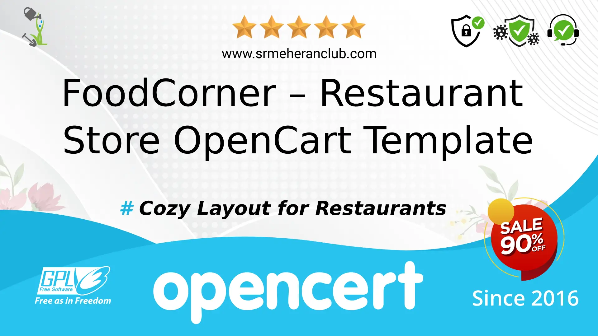FoodCorner – Restaurant Store OpenCart Template — Template by Templatemonster