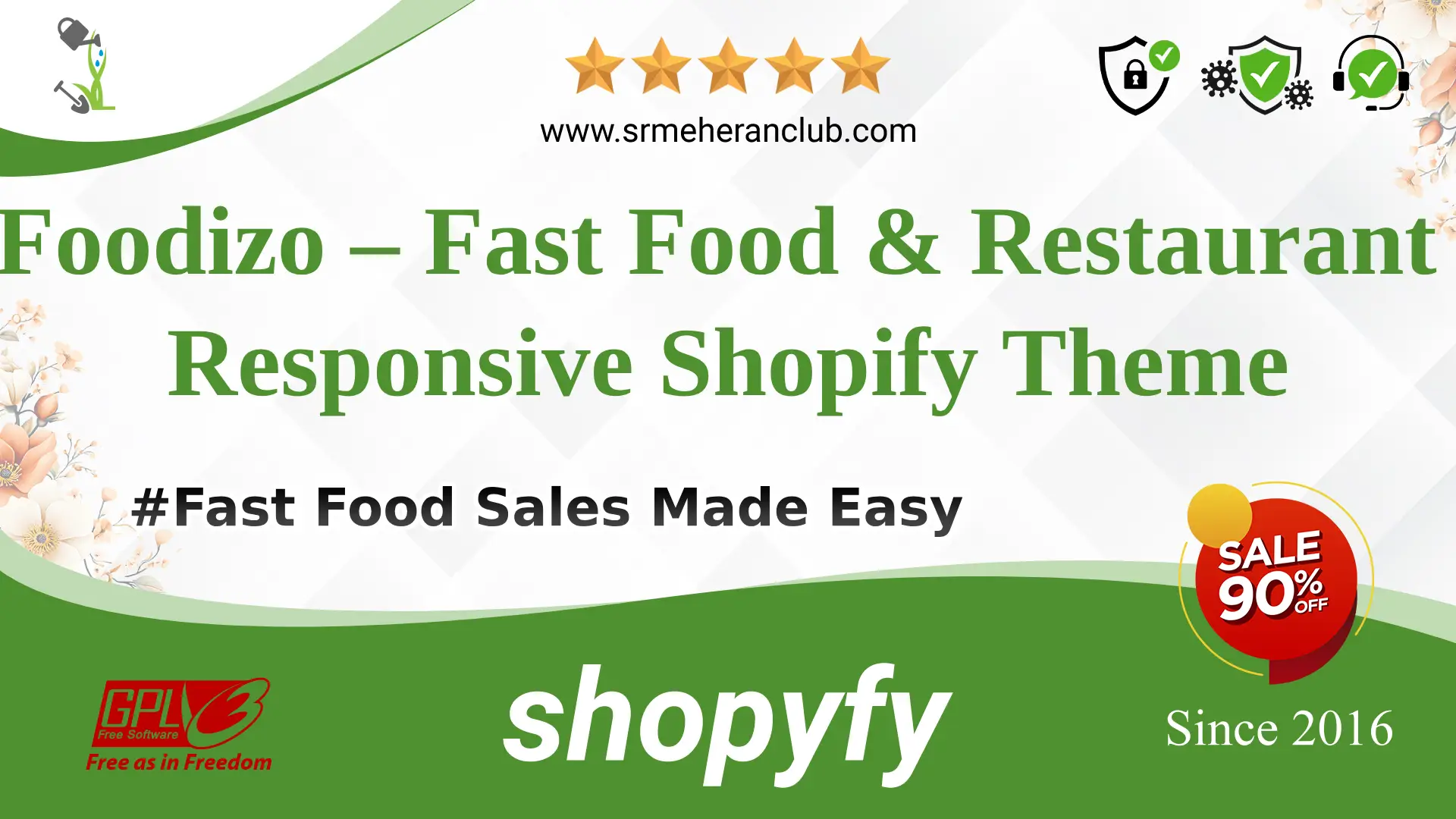 Foodizo – Fast Food & Restaurant Responsive Shopify Theme — Theme by Templatemonster