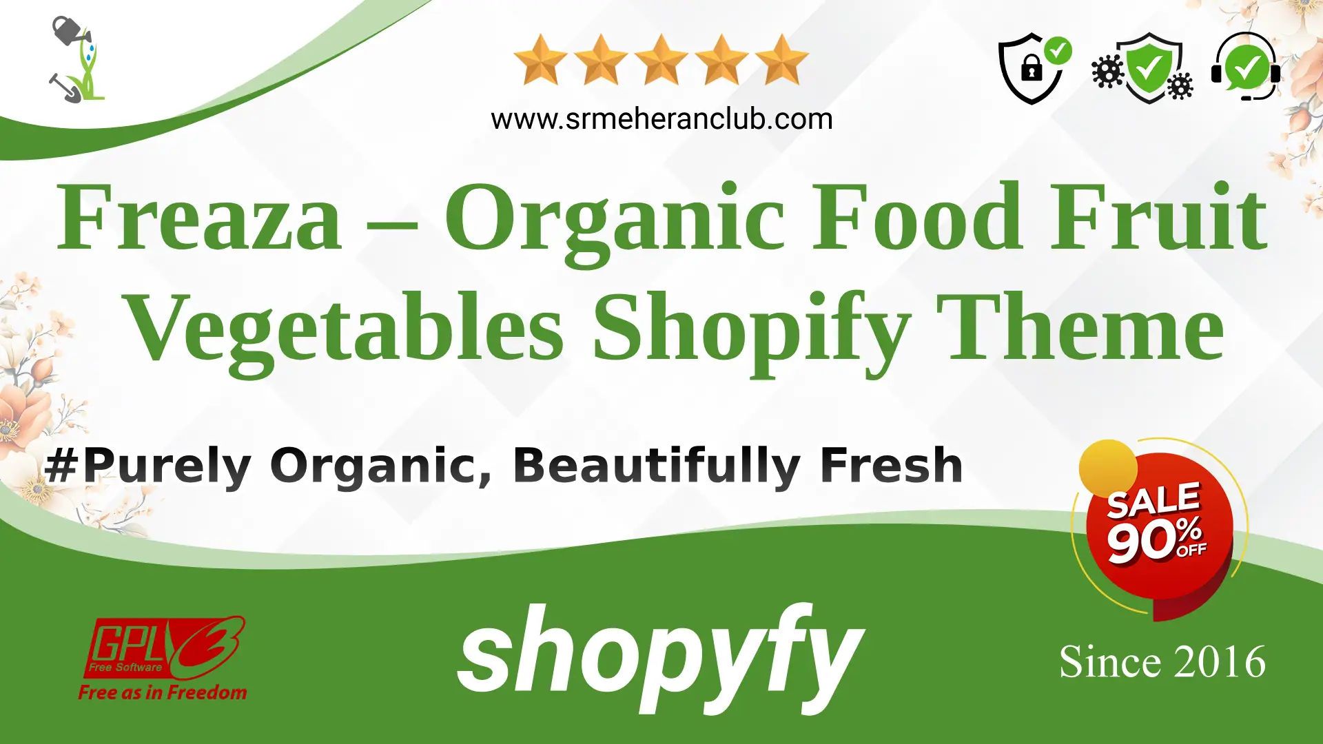 Freaza – Organic Food Fruit Vegetables Shopify Theme — Theme by Templatemonster
