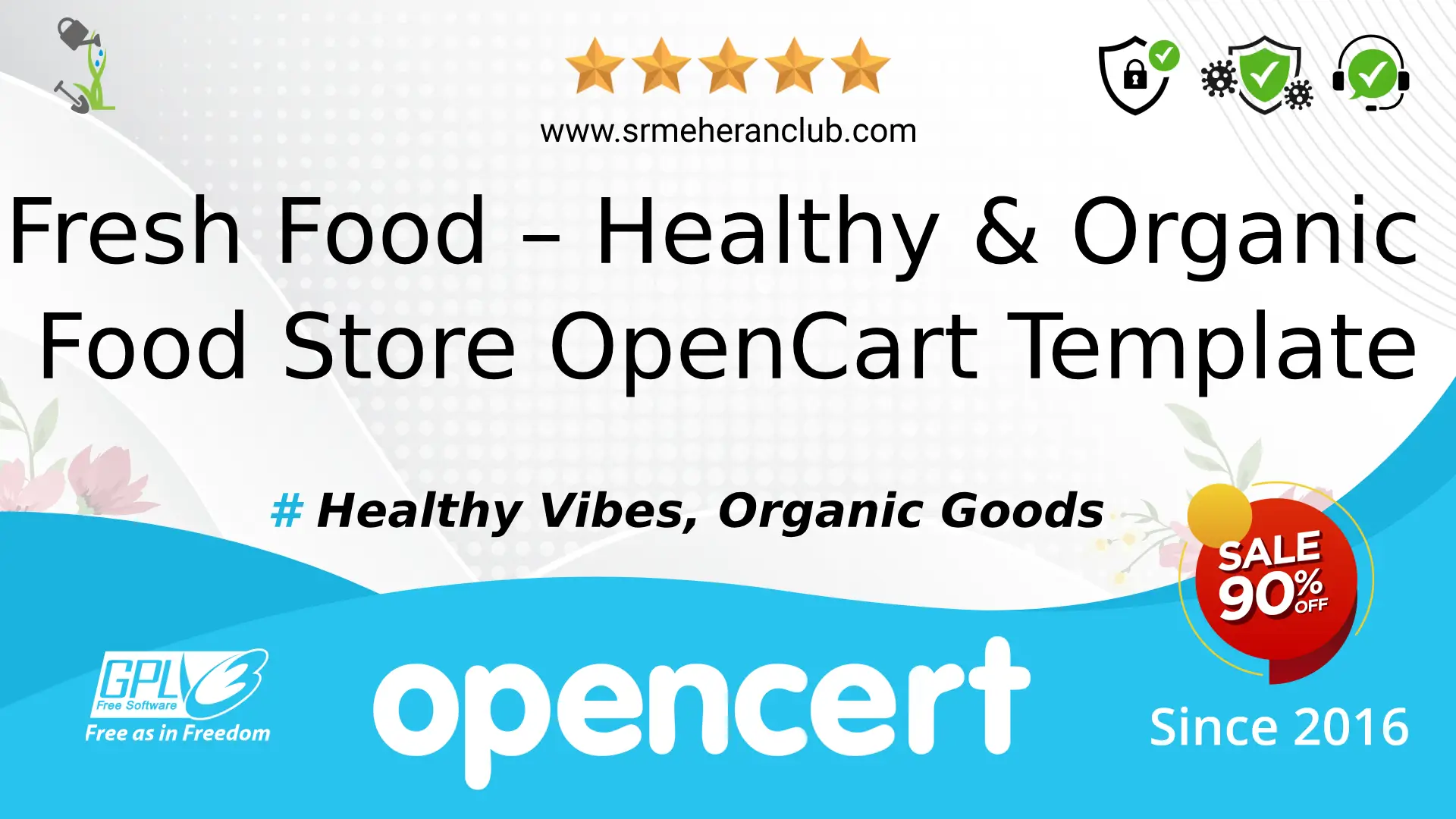 Fresh Food – Healthy & Organic Food Store OpenCart Template — Template by Templatemonster