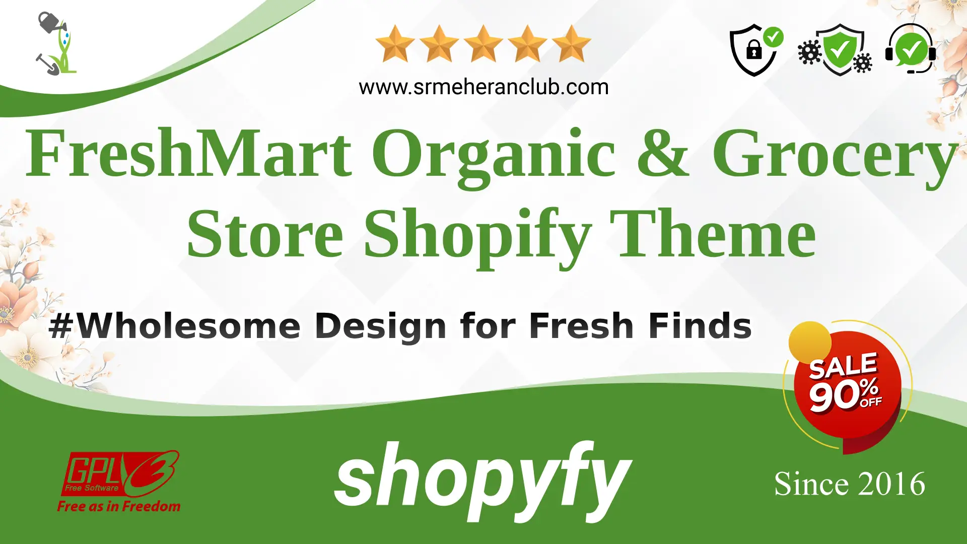 FreshMart Organic & Grocery Store Shopify Theme — Theme by Templatemonster