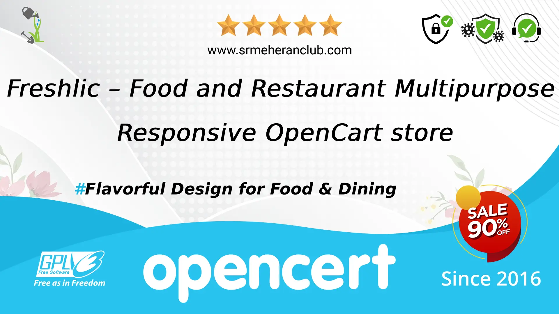 Freshlic – Food and Restaurant Multipurpose Responsive OpenCart store — Template by Templatemonster
