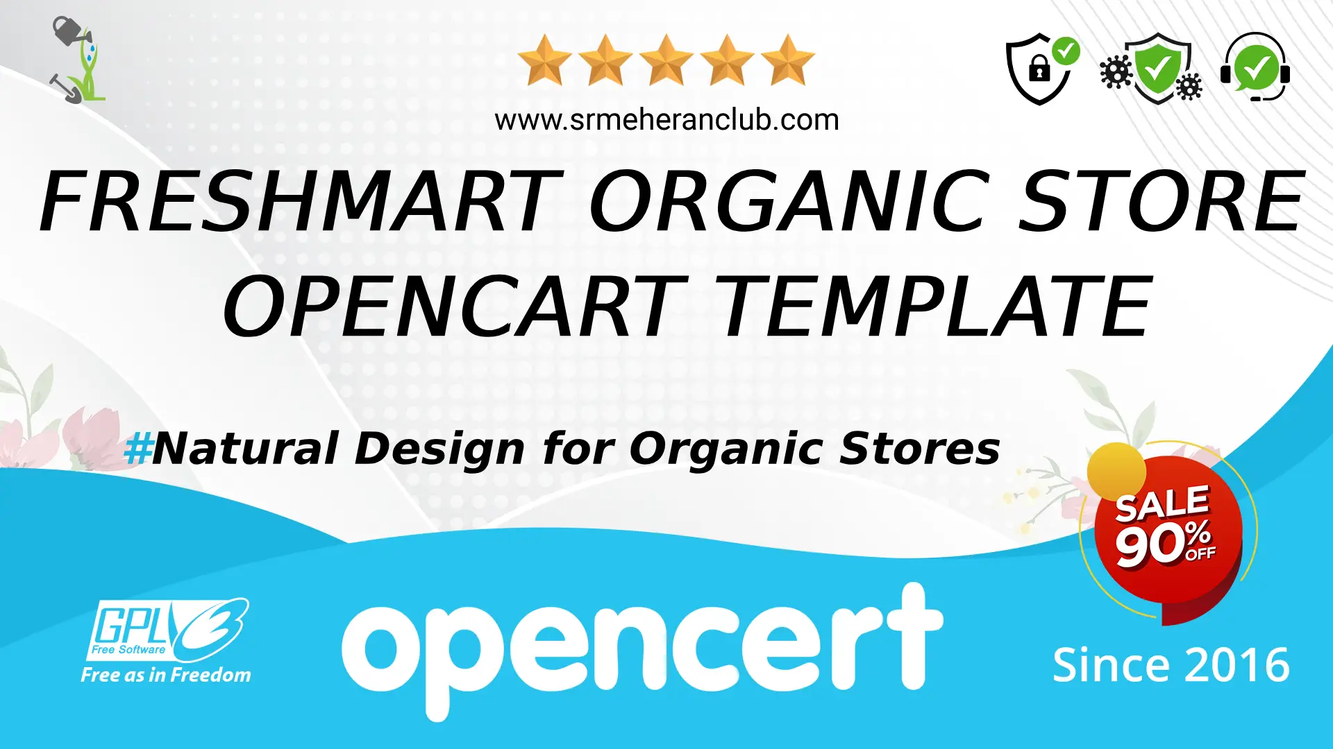 Freshmart Organic store OpenCart Template — Template by Templatemonster