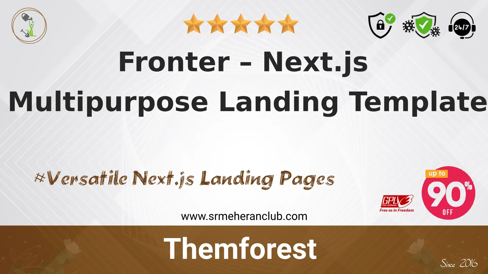 Fronter – Next.js Multipurpose Landing Template — Template by Themeforest