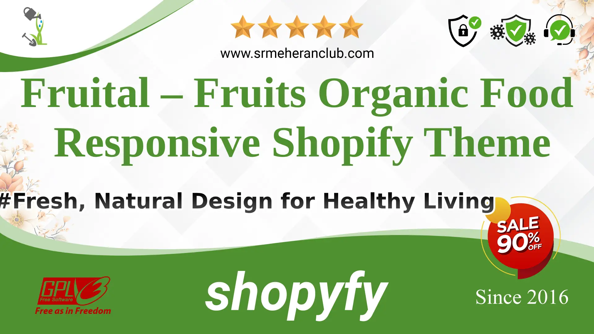 Fruital – Fruits Organic Food Responsive Shopify Theme — Theme by Templatemonster