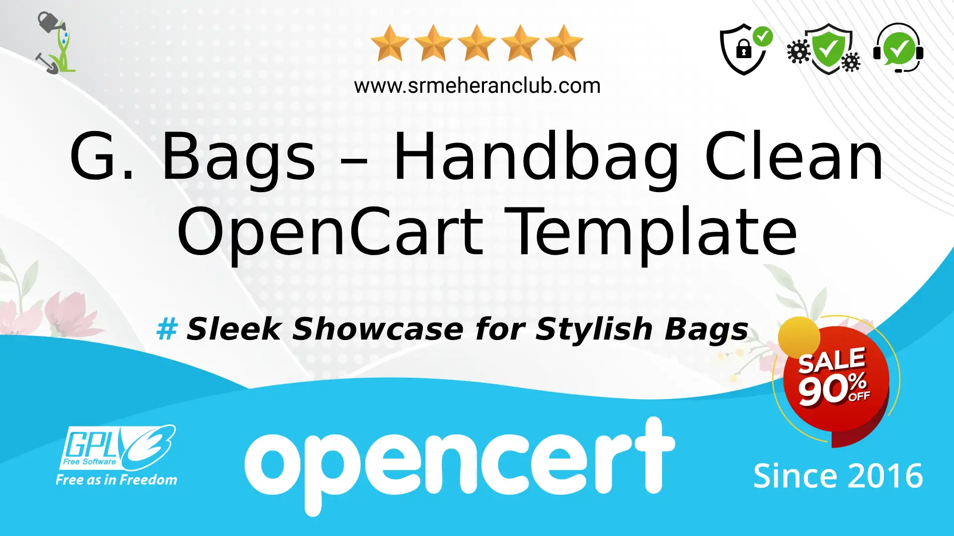 G. Bags – Handbag Clean OpenCart Template — Template by Templatemonster